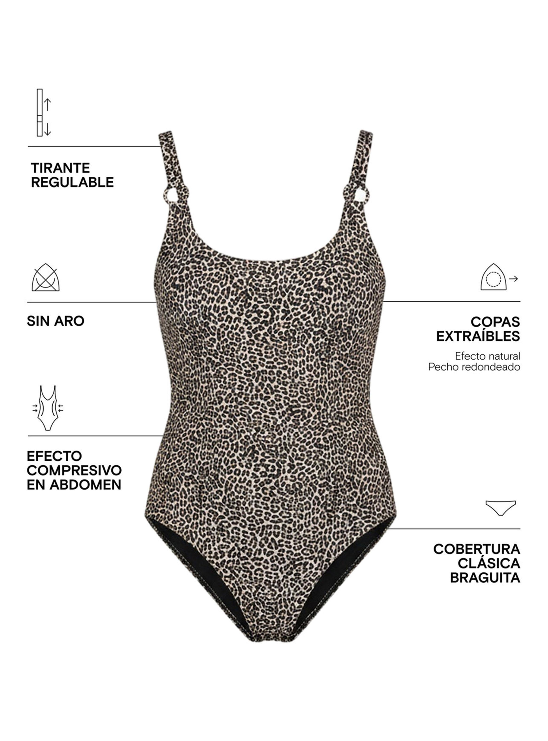 Bañador Moldeador Animal Print-8