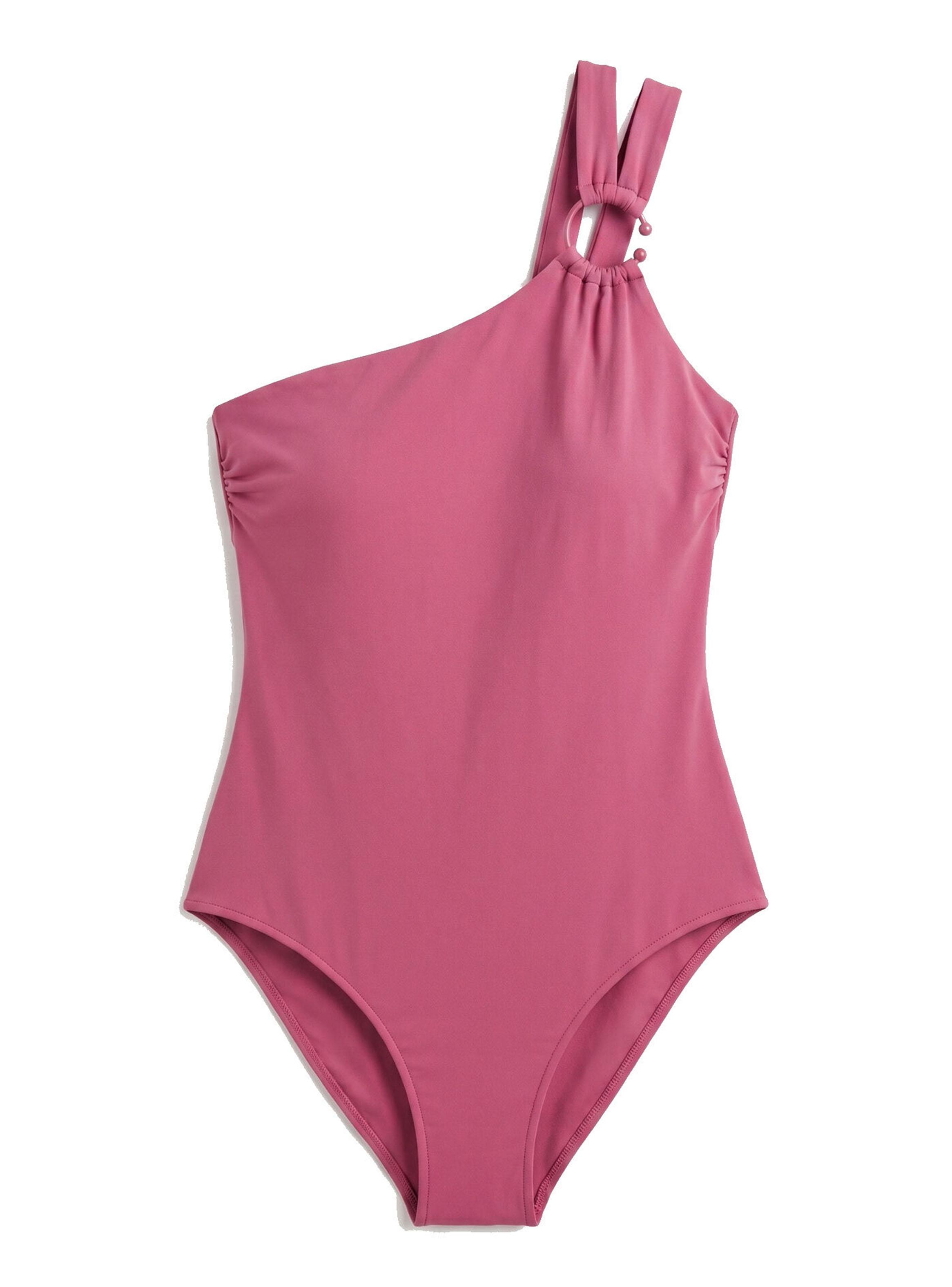 Bañador Moldeador Asimétrico Rosa-6
