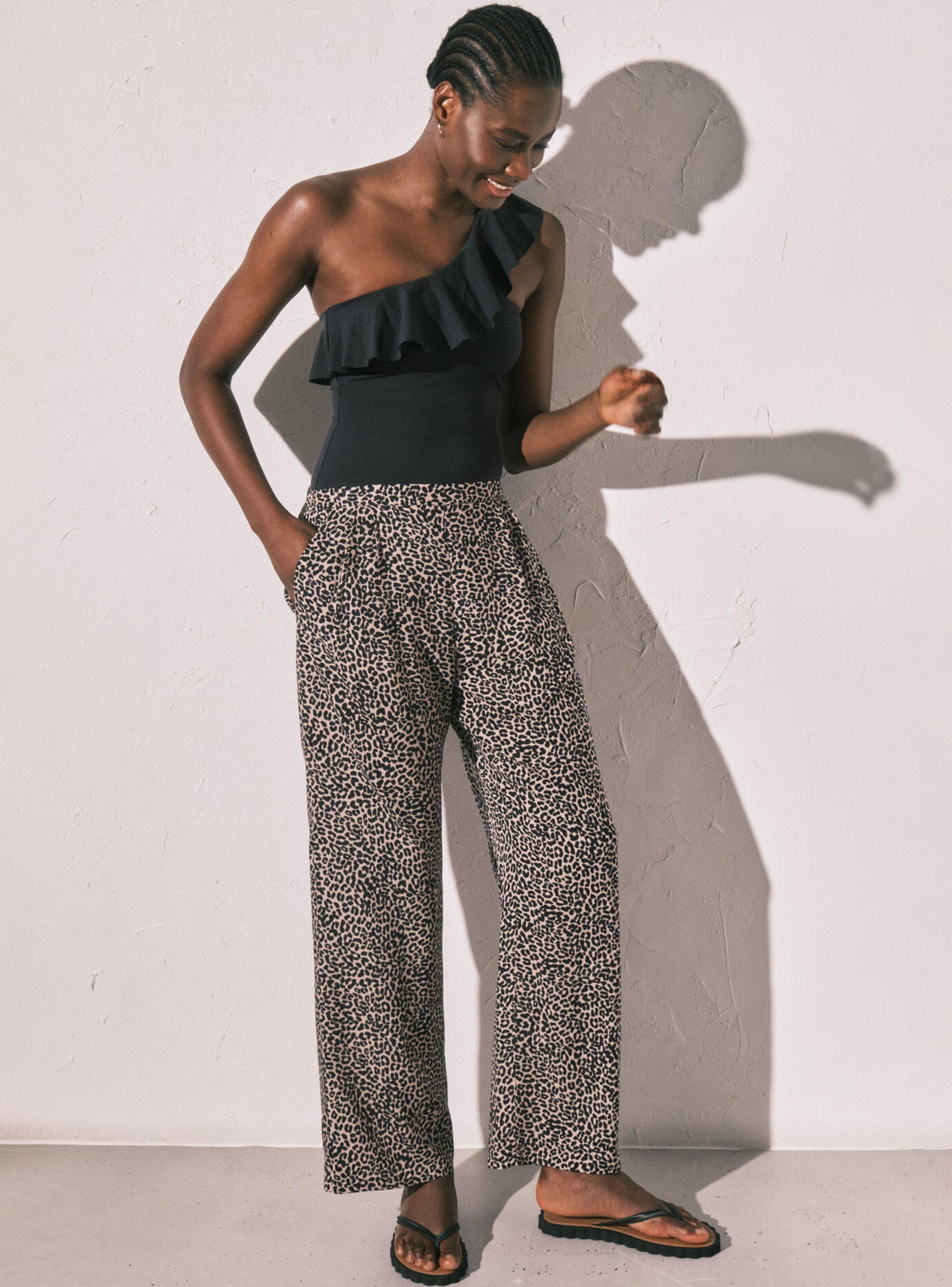 Pantalón Fluido Animal Print-5