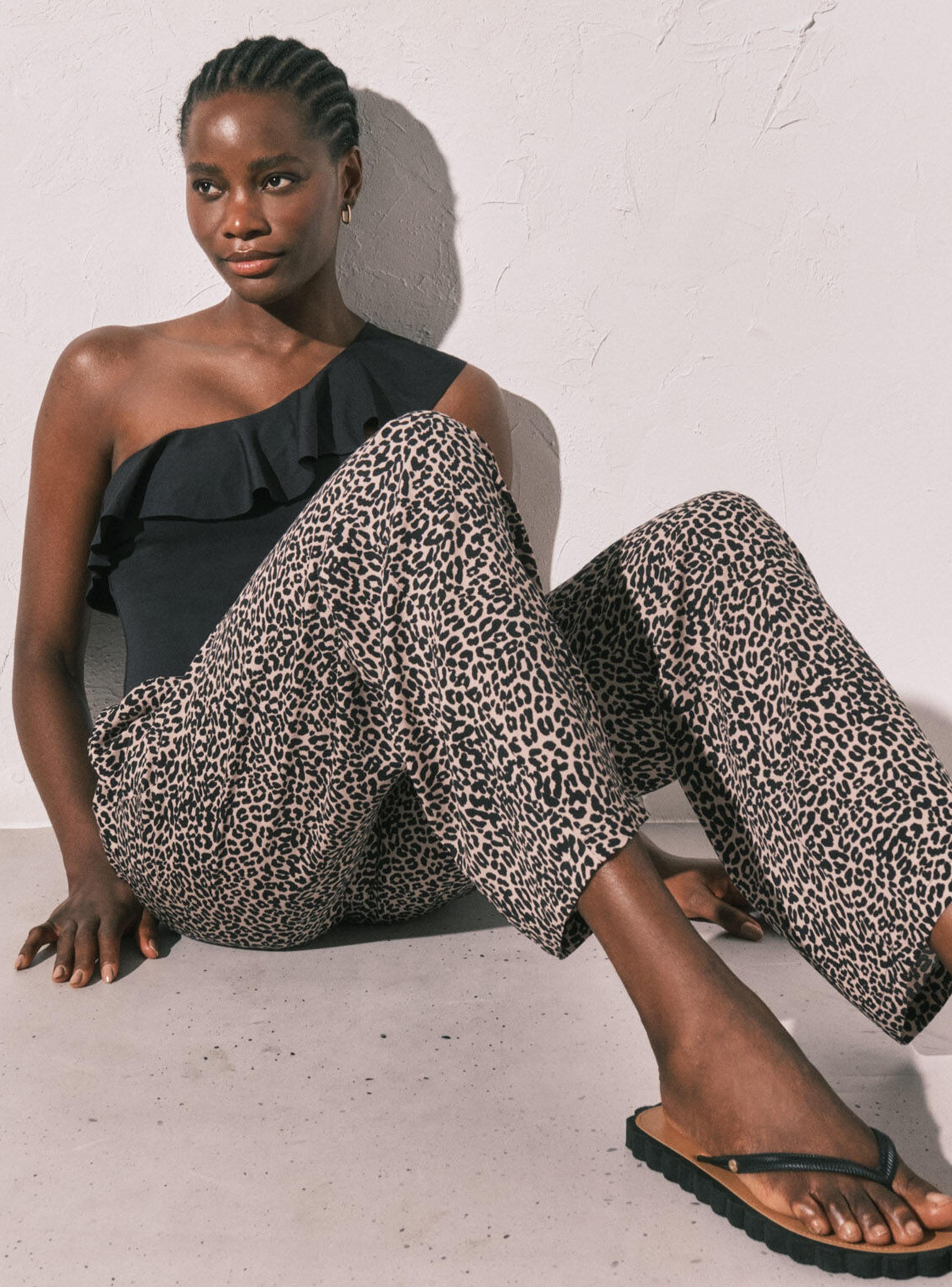Pantalón Fluido Animal Print-6