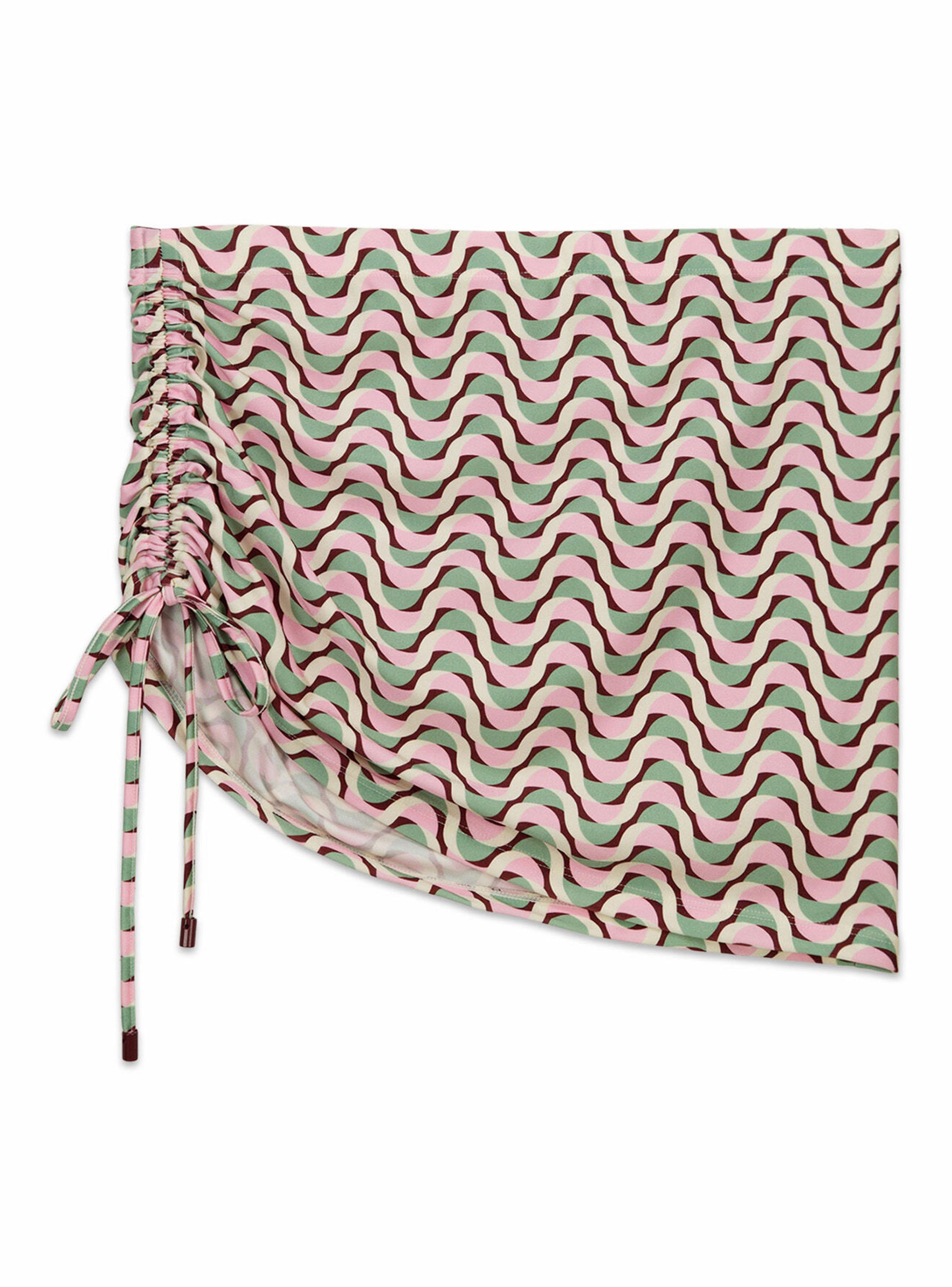 Pareo Mini Falda Estampado Geométrico-6