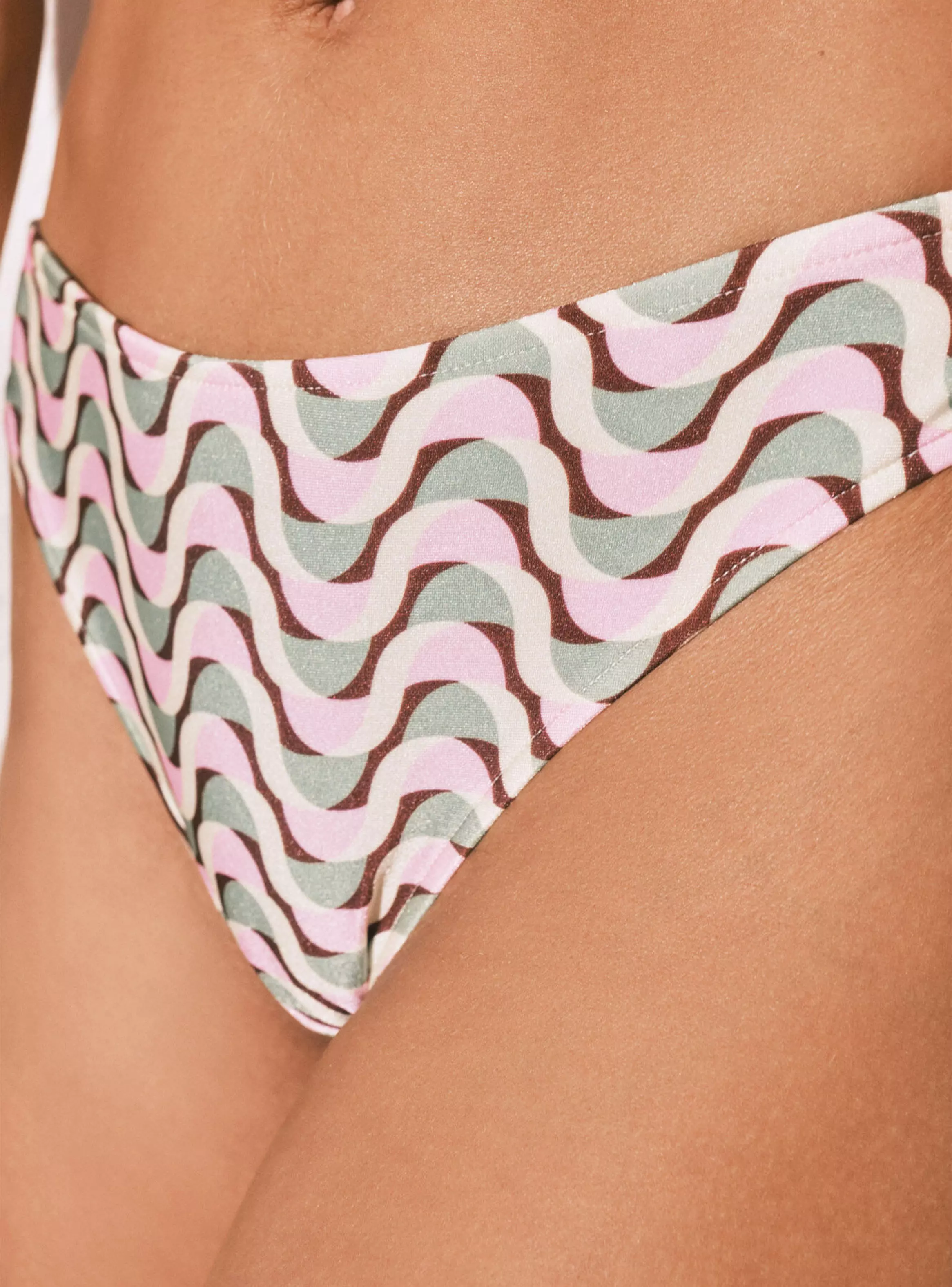 Calzón Bikini Clásico Estampado Geométrico-2