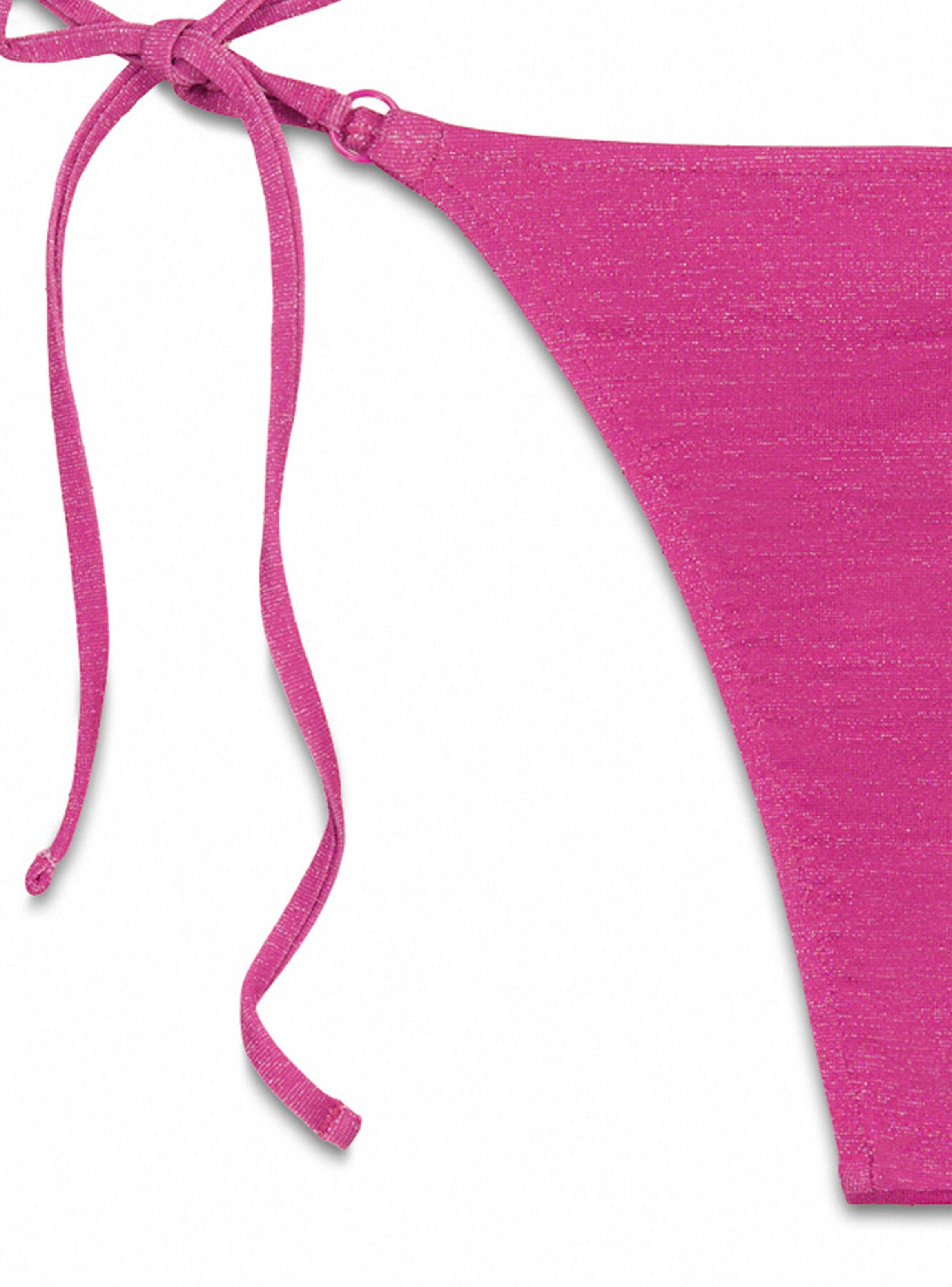 Calzón Bikini Colaless Tira Rosa Brillo-5