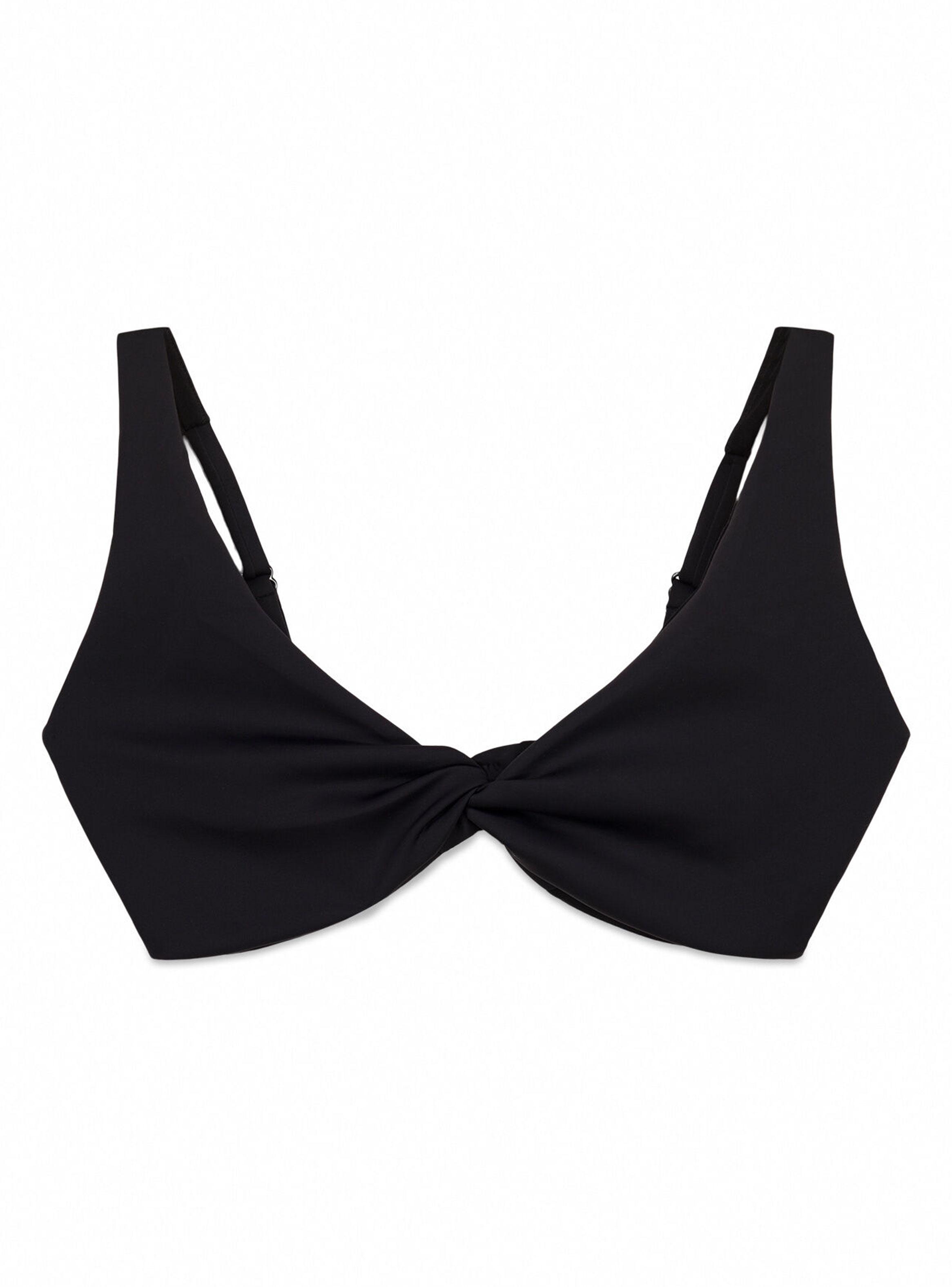 Top Bikini Halter Capacidad Negro-4
