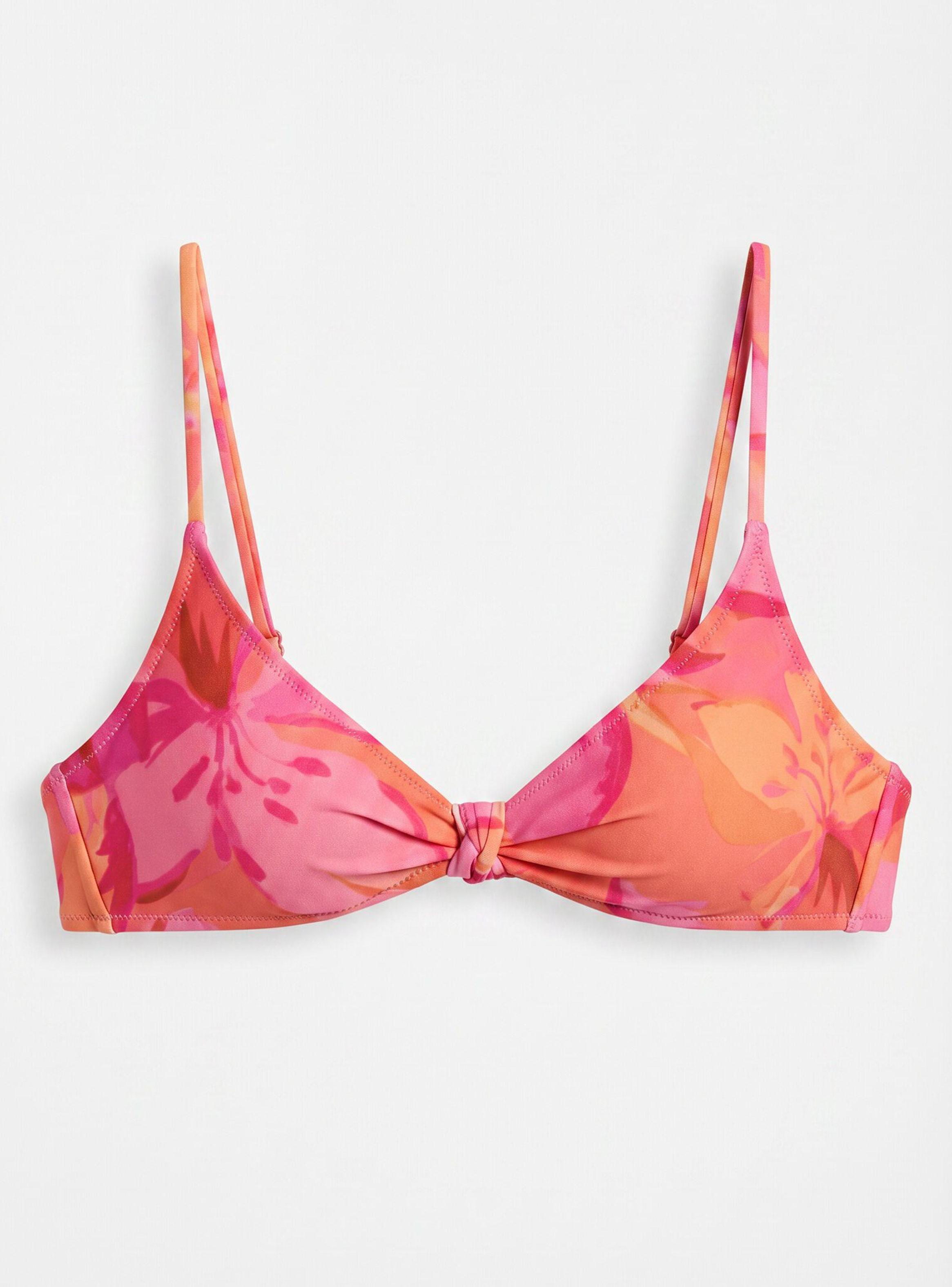 Top Bikini Triangular Mesh Estampado Maxi Floral-5