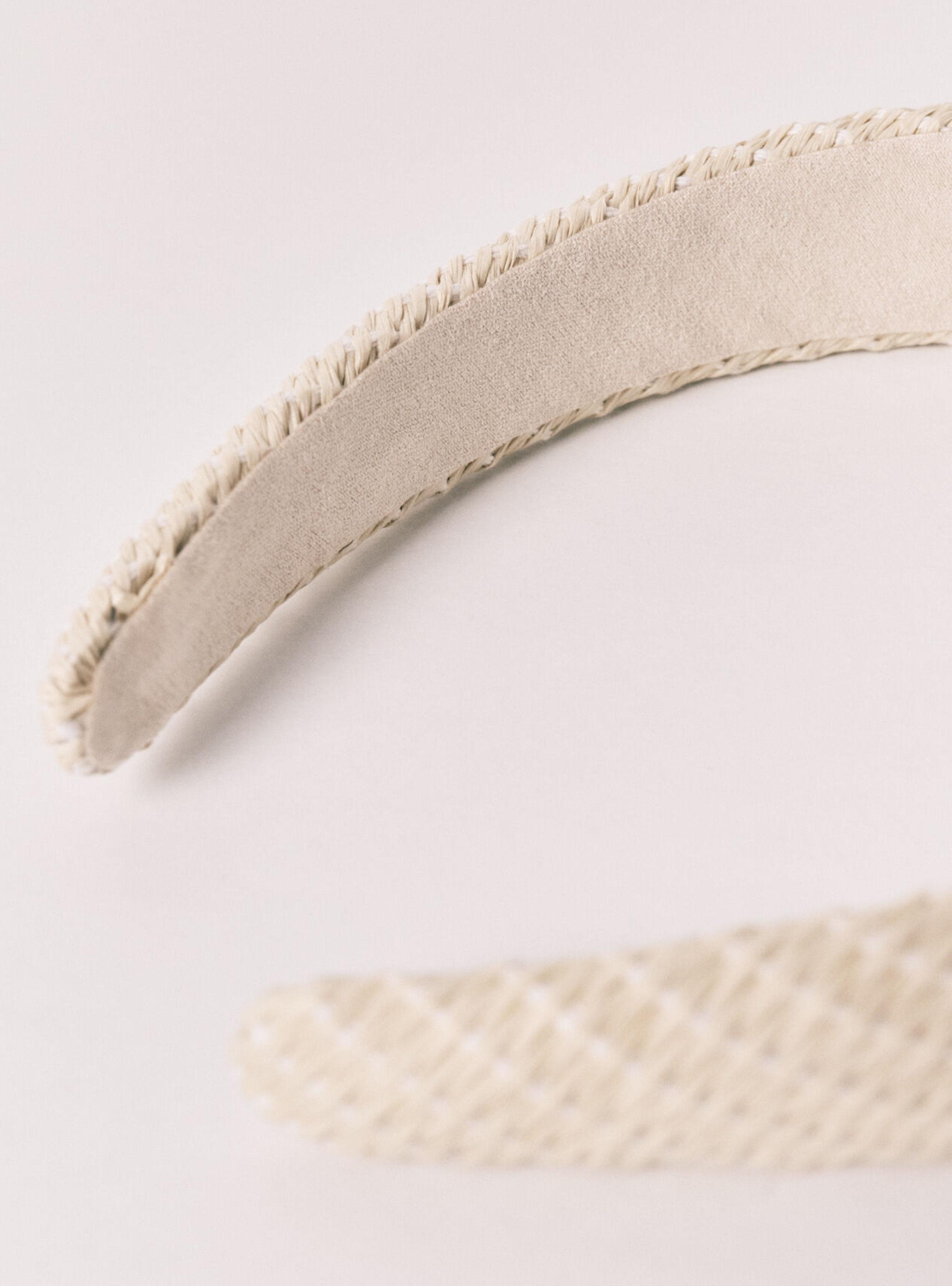 Diadema Pelo Rafia Natural-2