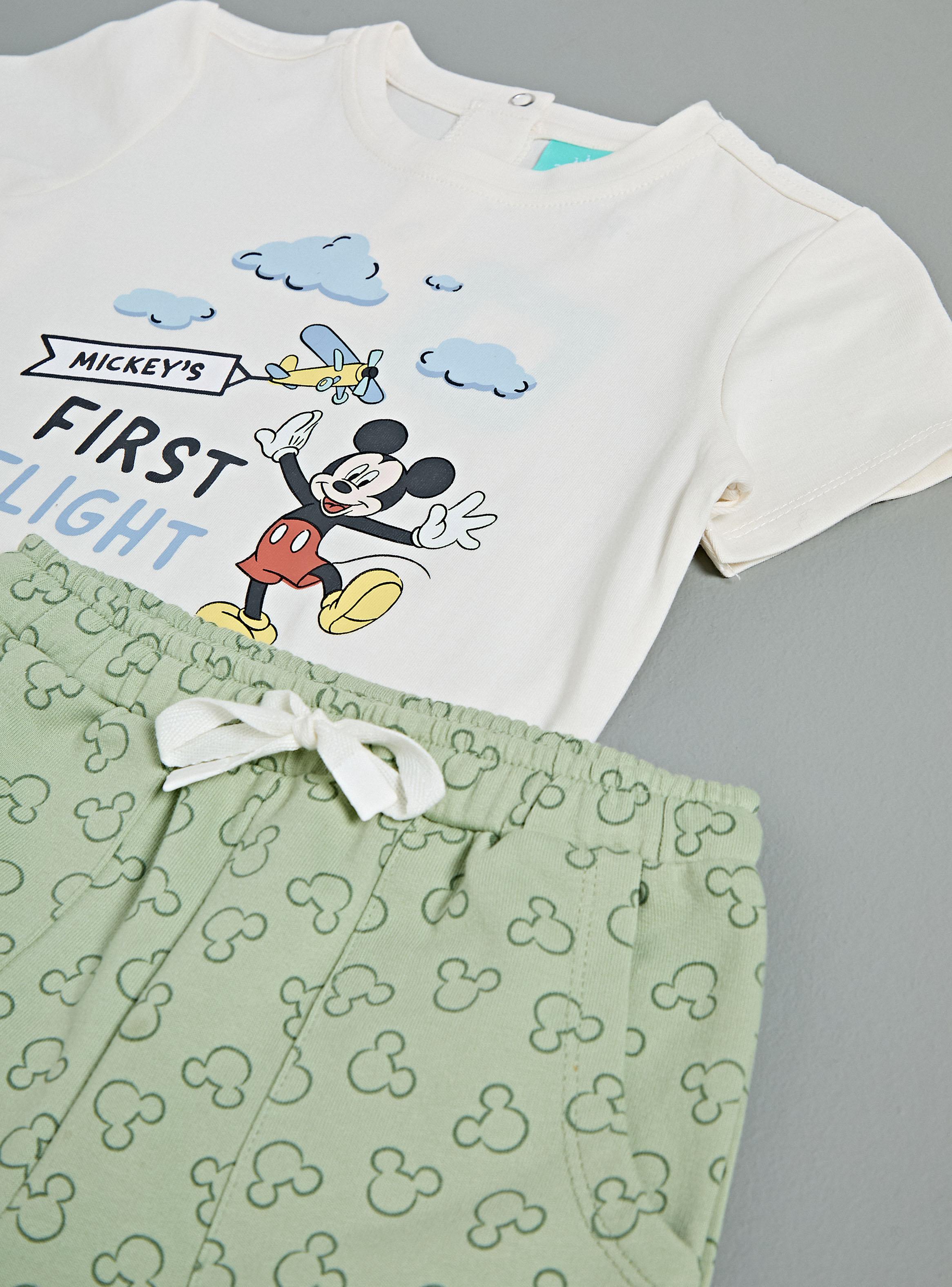Conjunto Polera y Short Mickey Mouse Niño-3