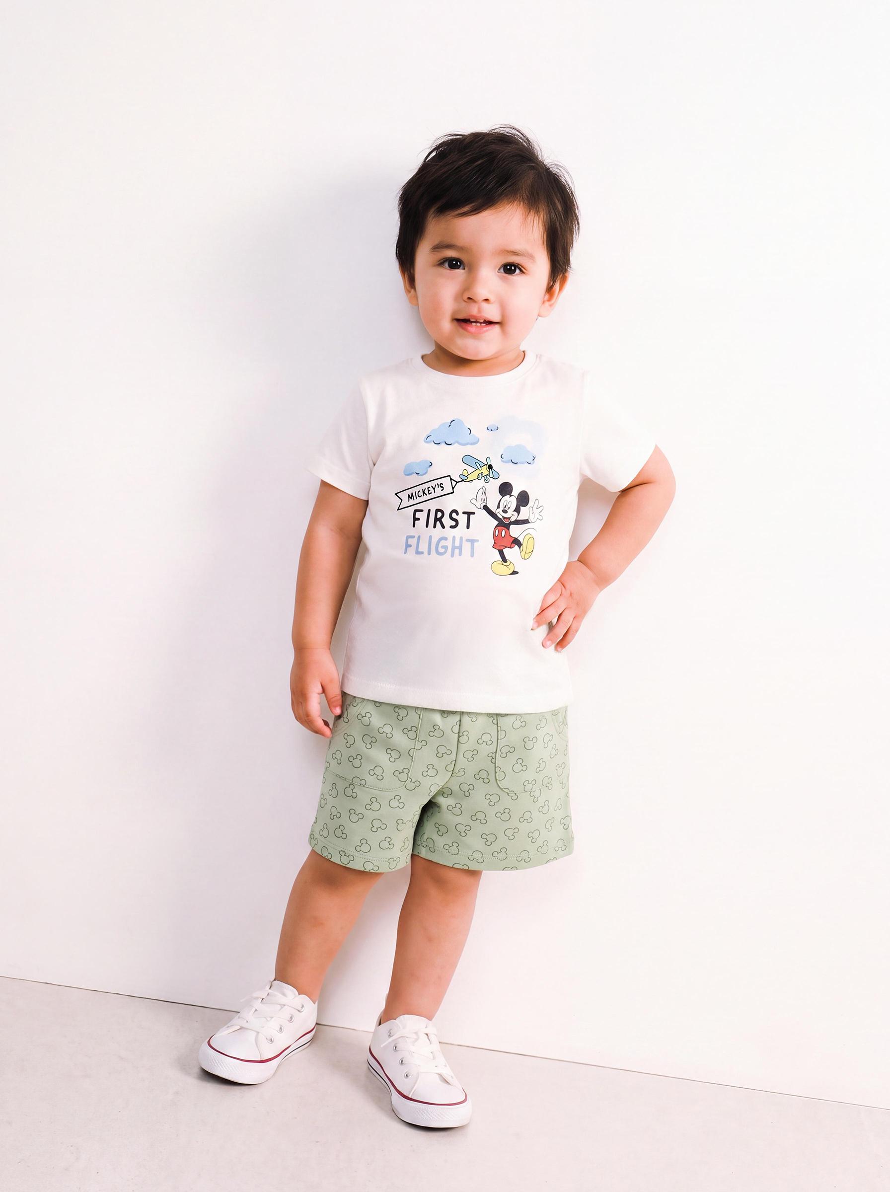 Conjunto Polera y Short Mickey Mouse Niño-0