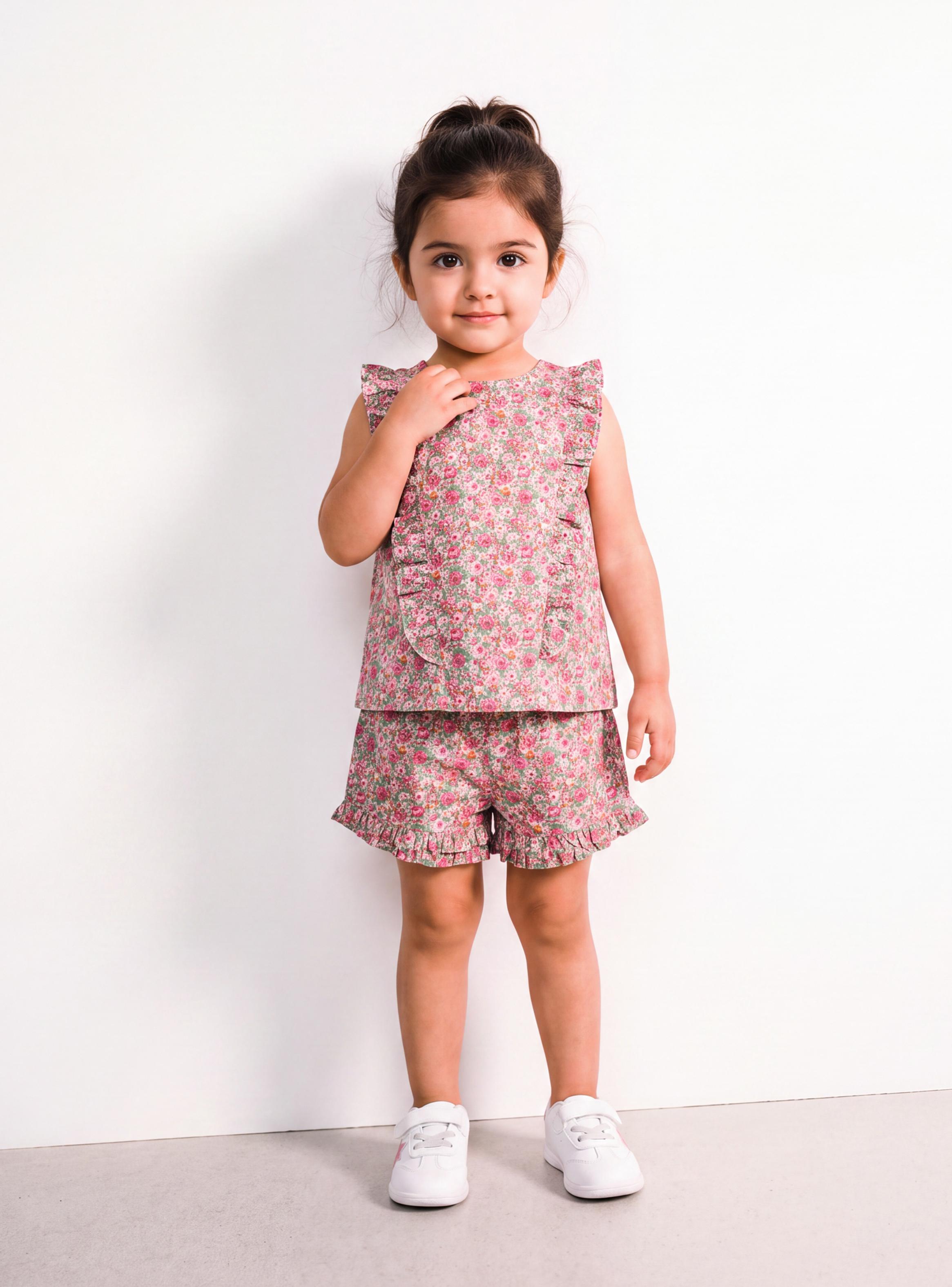 Conjunto Estampado Flores-0