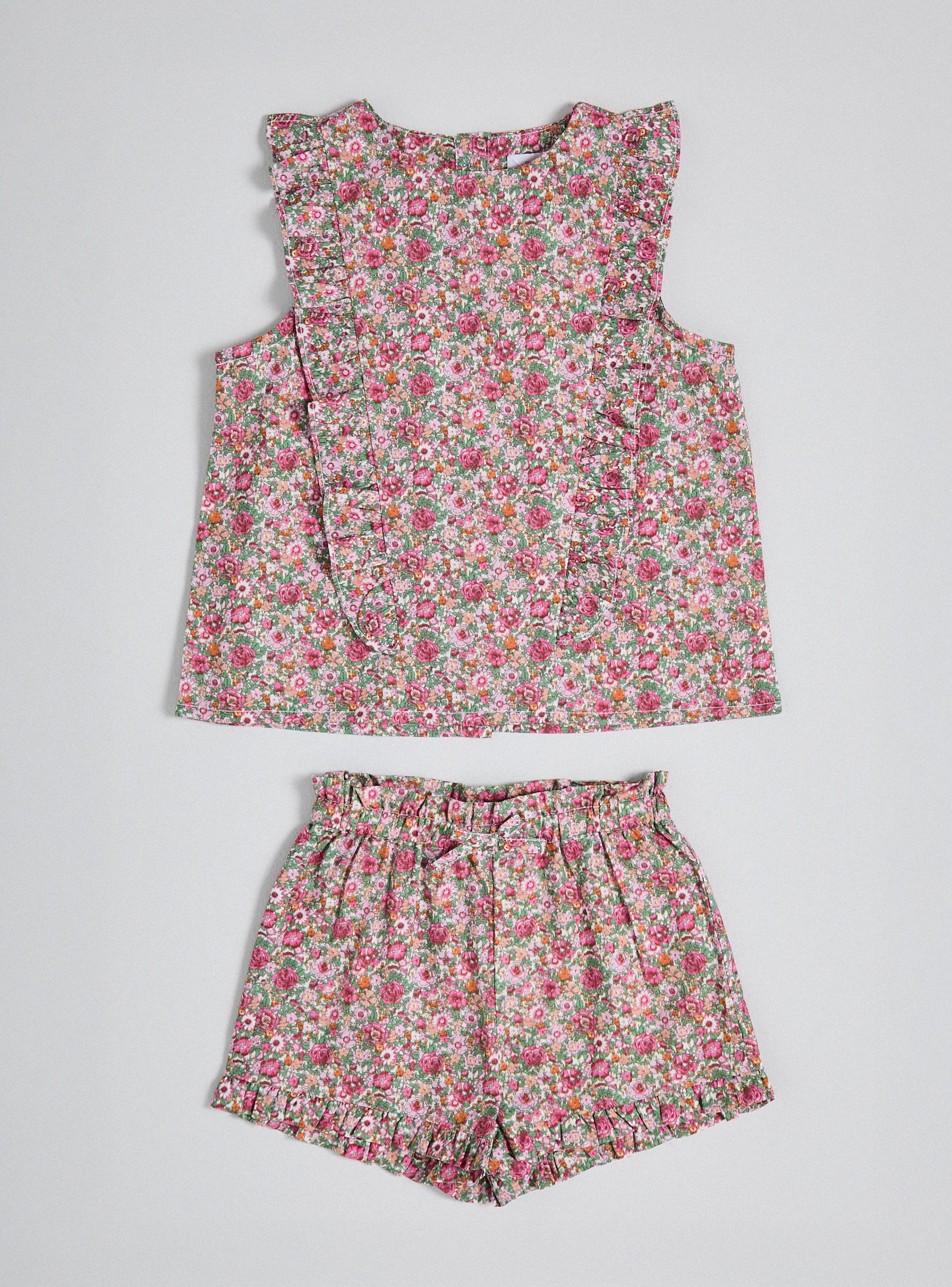 Conjunto Estampado Flores-1