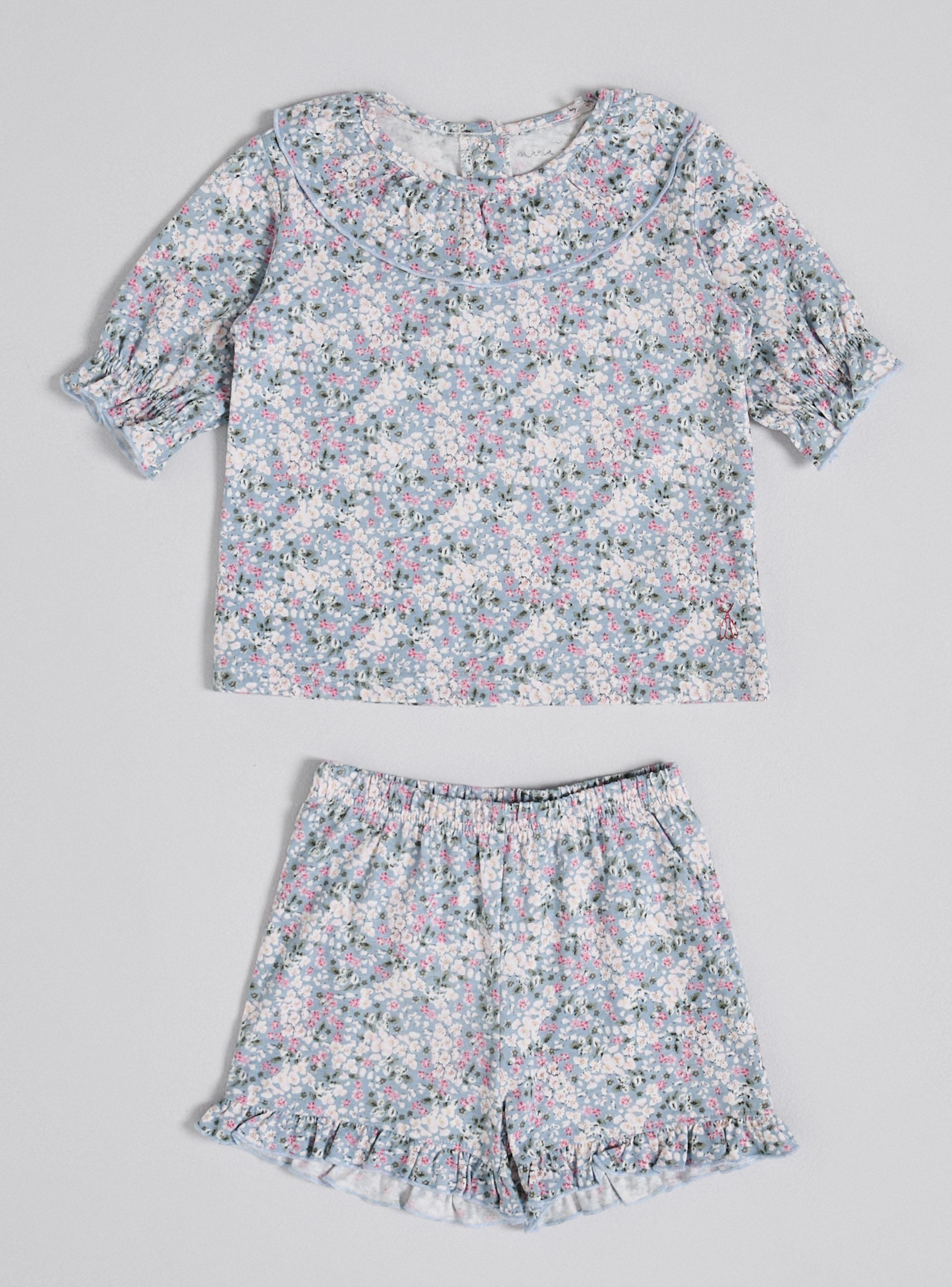 Pijama Estampado Mini Floral-1