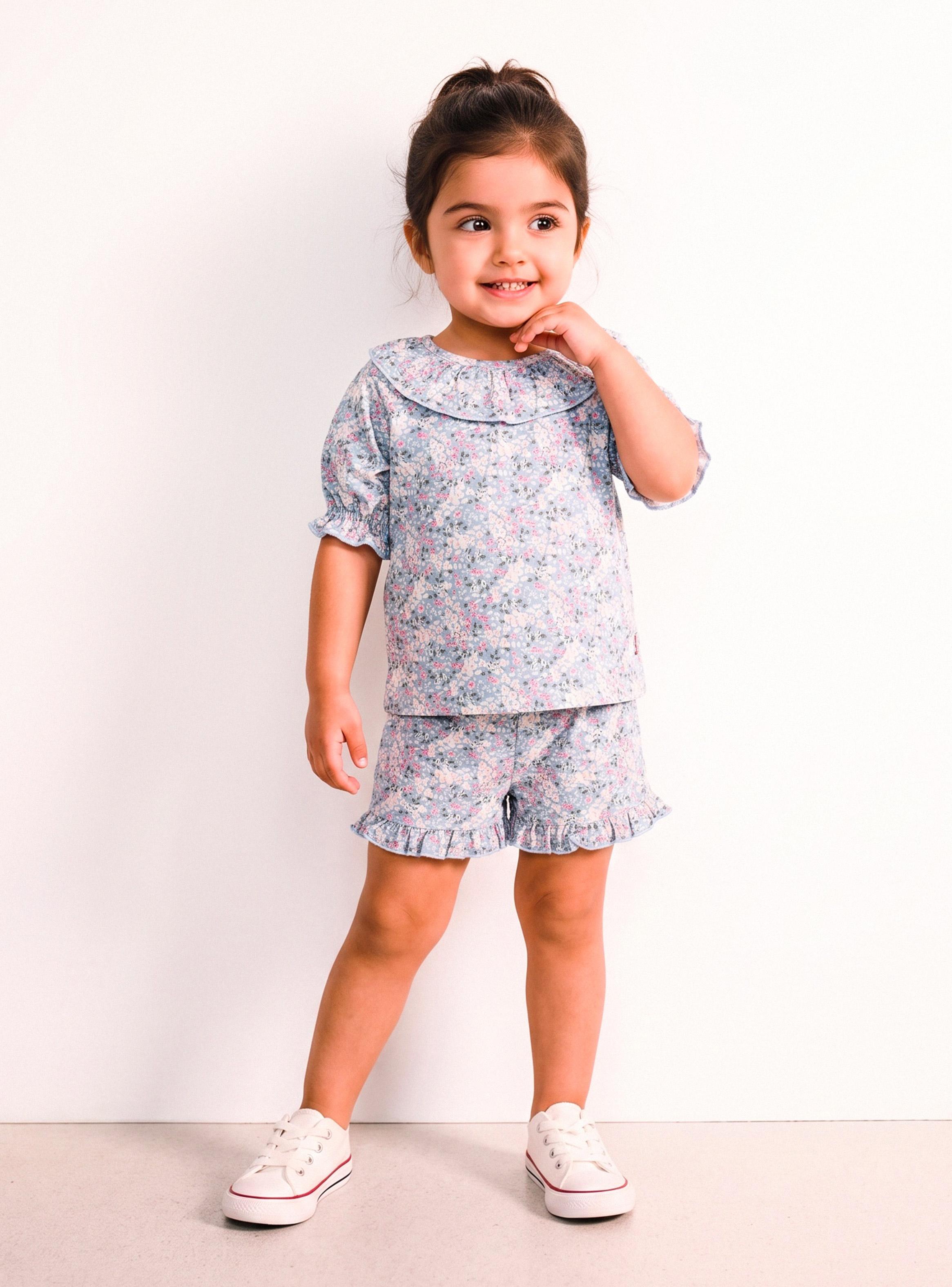 Pijama Estampado Mini Floral-0