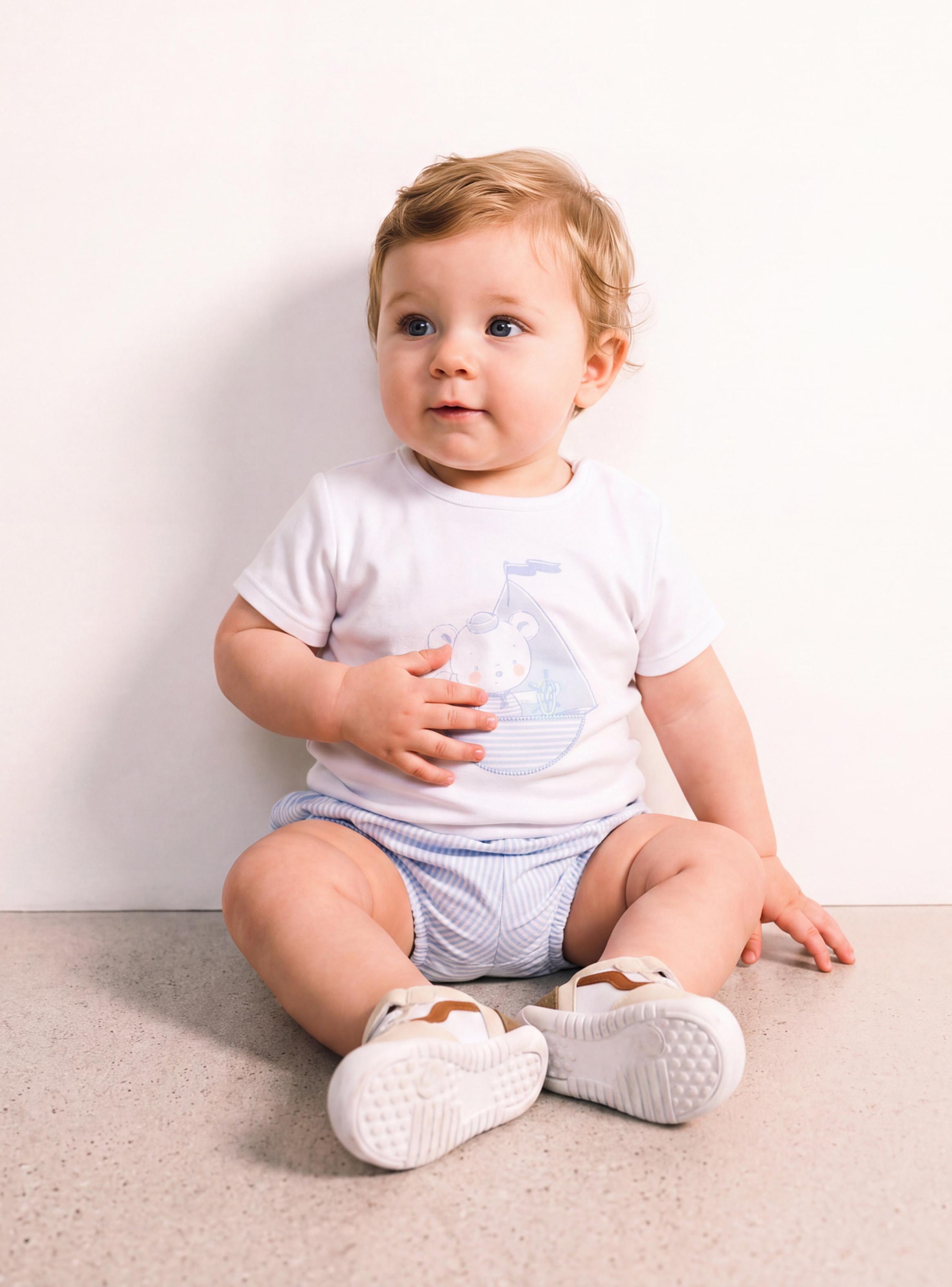 Conjunto Polera y Short de Algodón Niño-1