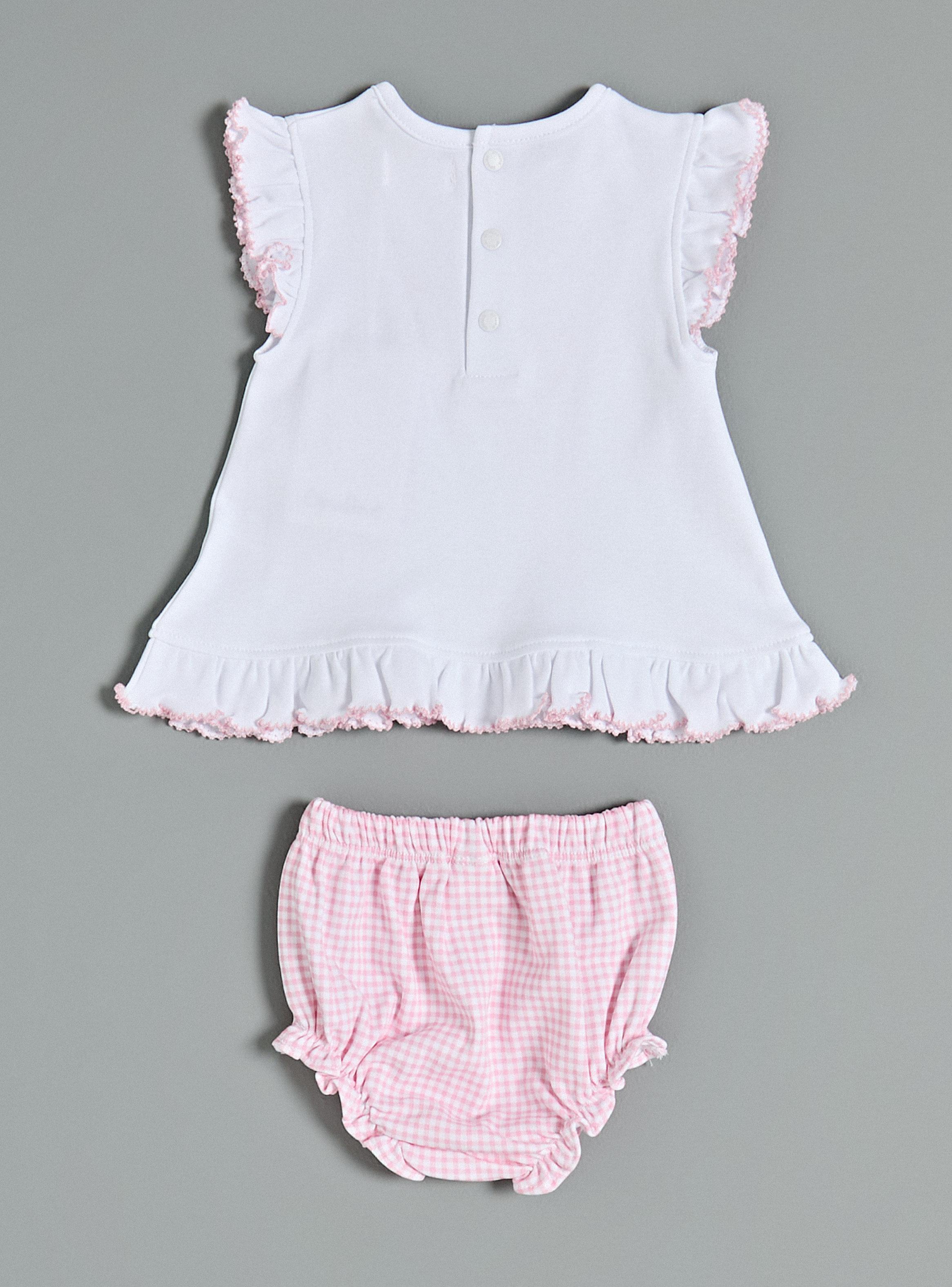 Conjunto Aplicación de Tela con Short Vichy-2