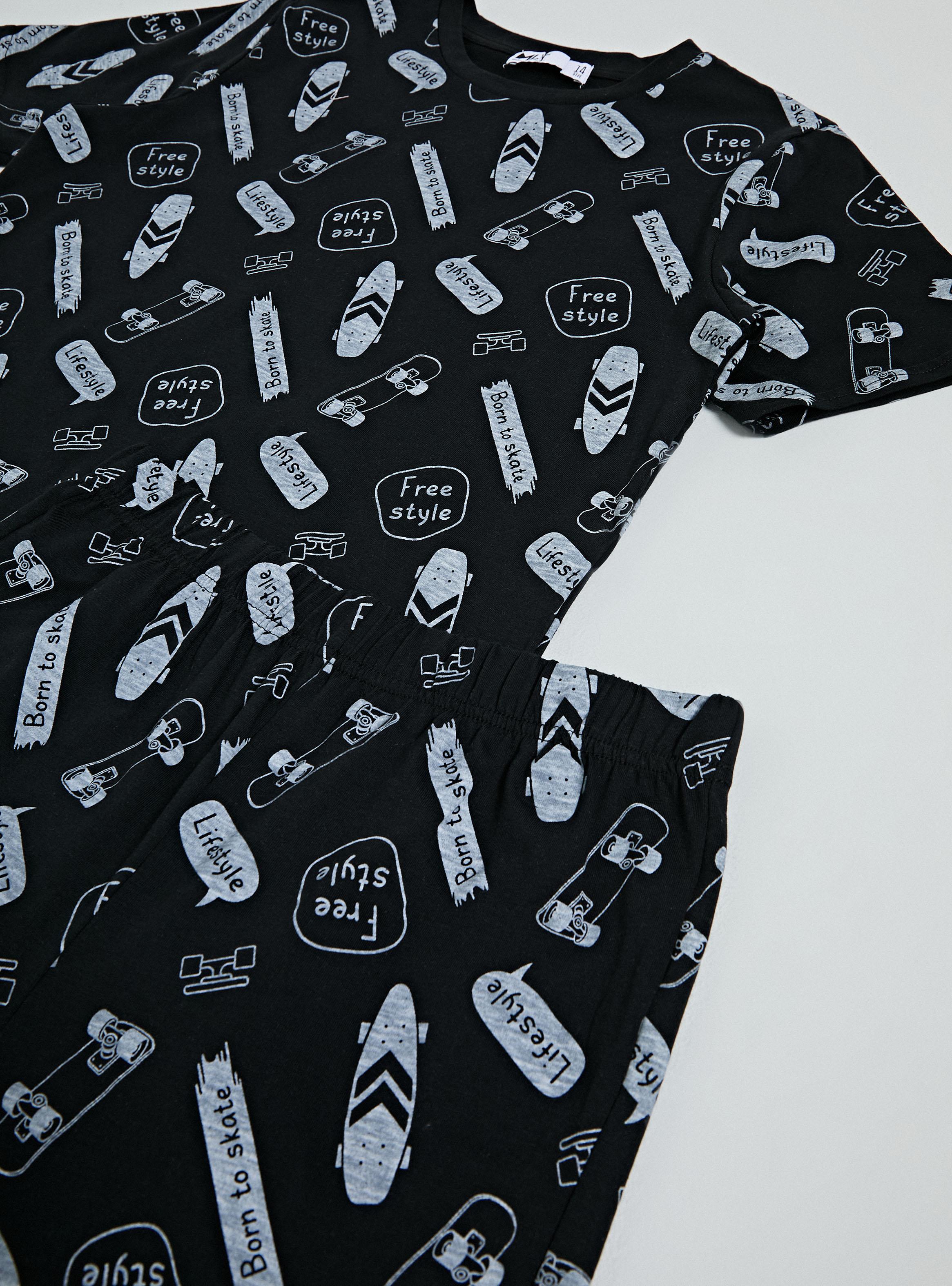 Pijama Junior Manga Corta con Estampado Niño-4