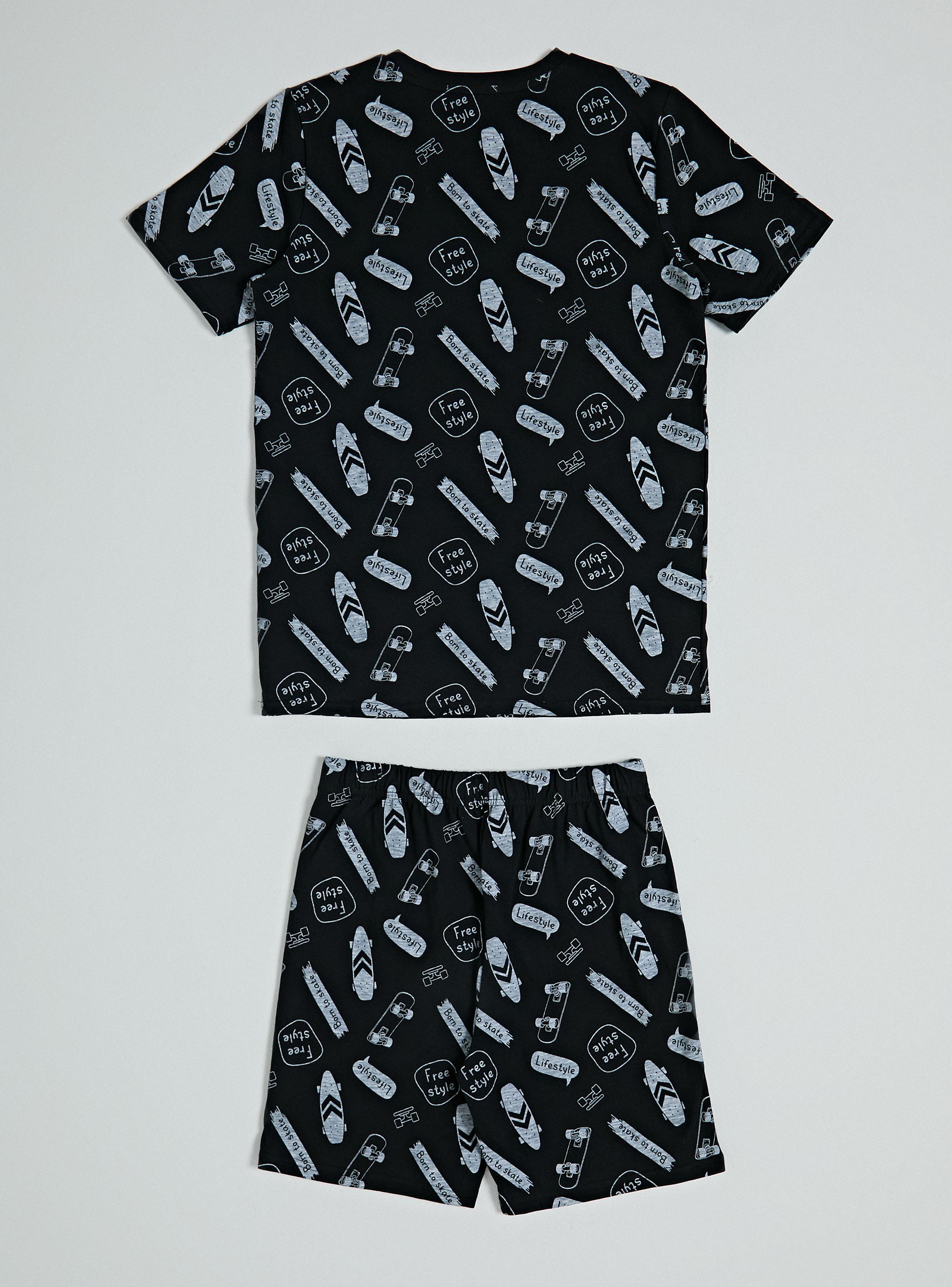 Pijama Junior Manga Corta con Estampado Niño-2
