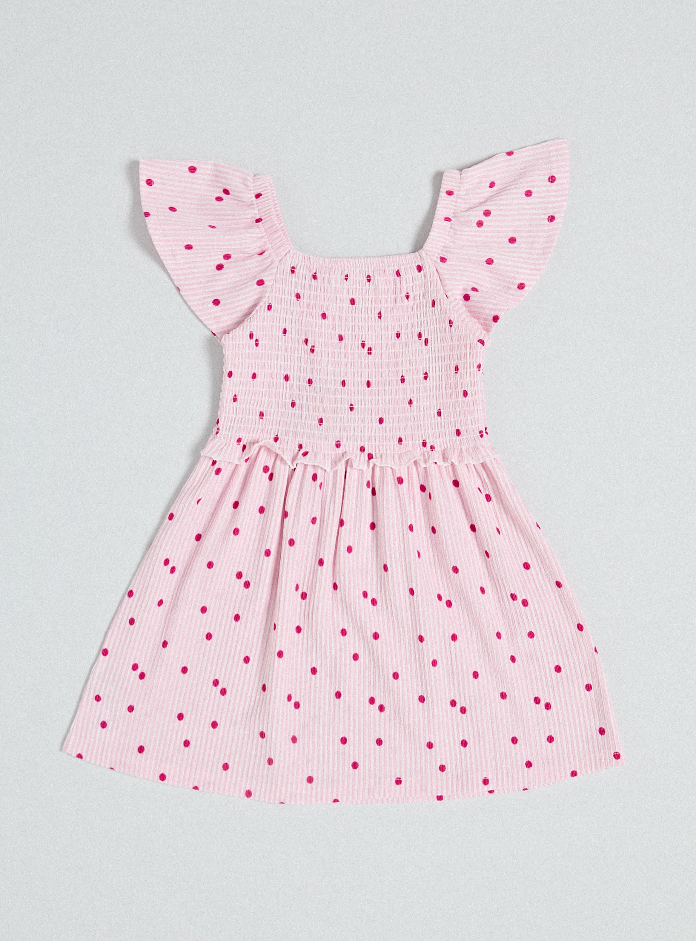Vestido Mangas Vuelos con Diseño Estampado-2