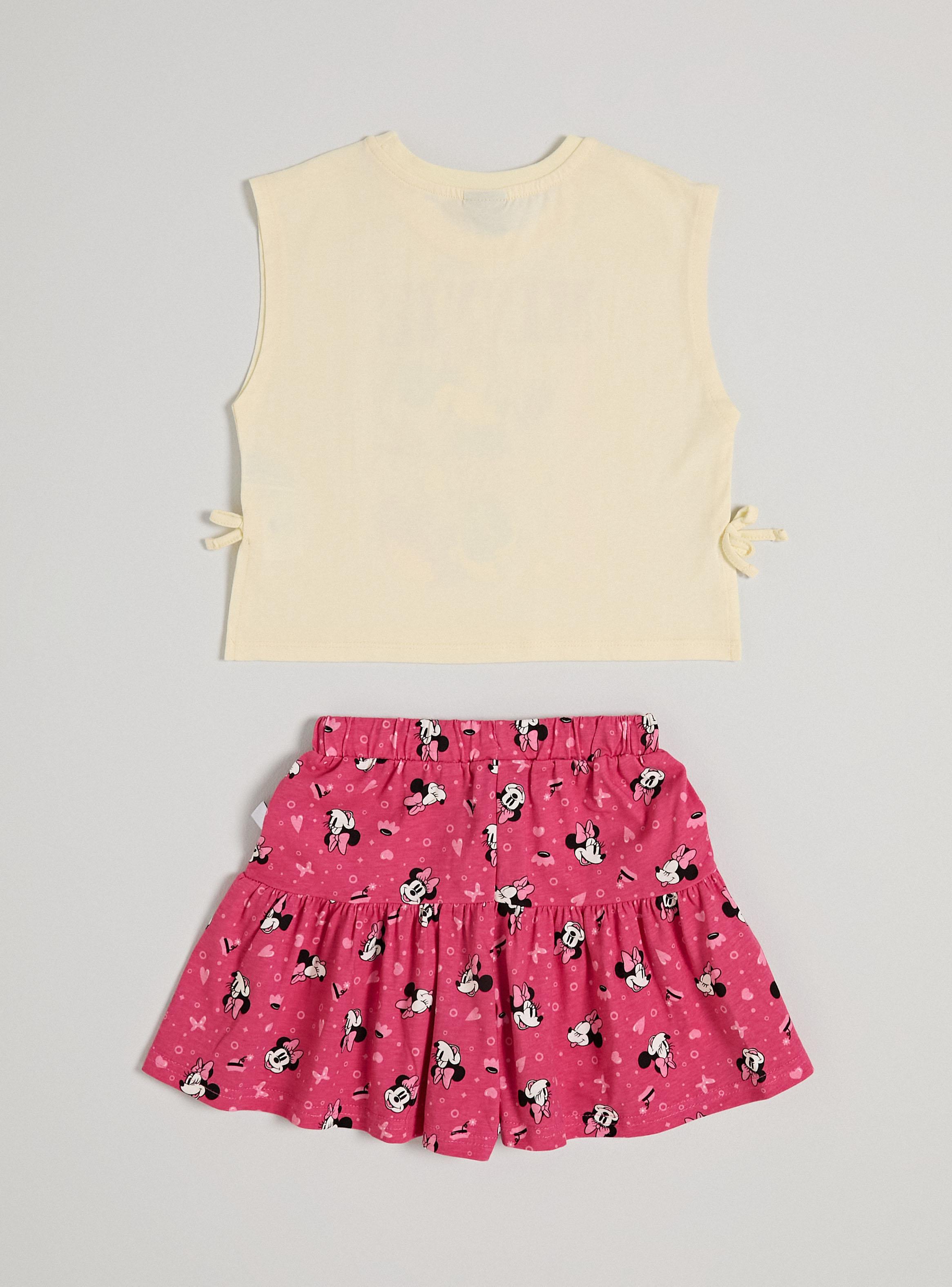 Conjunto Polera y Short Minnie Mouse-2