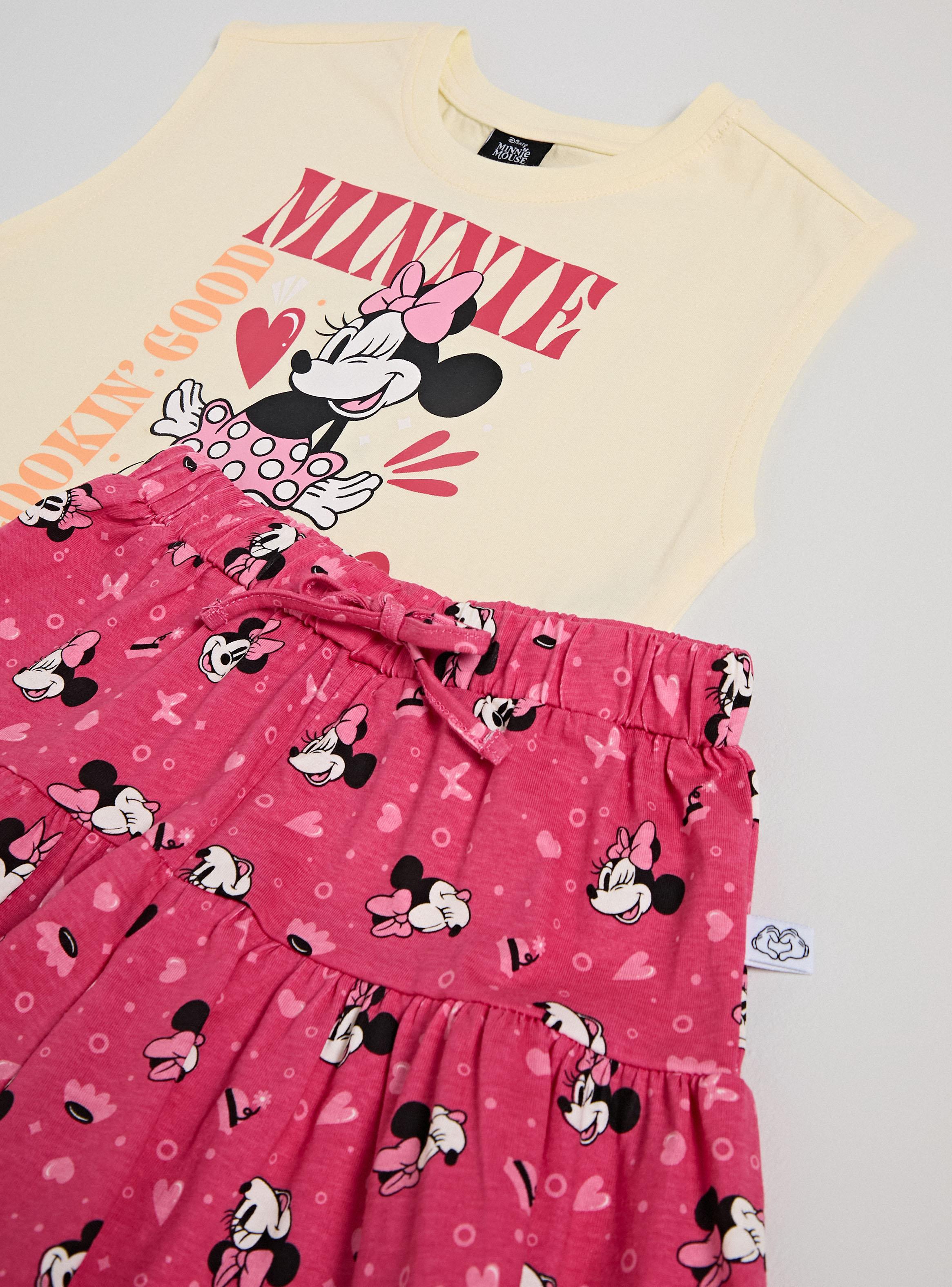Conjunto Polera y Short Minnie Mouse-3