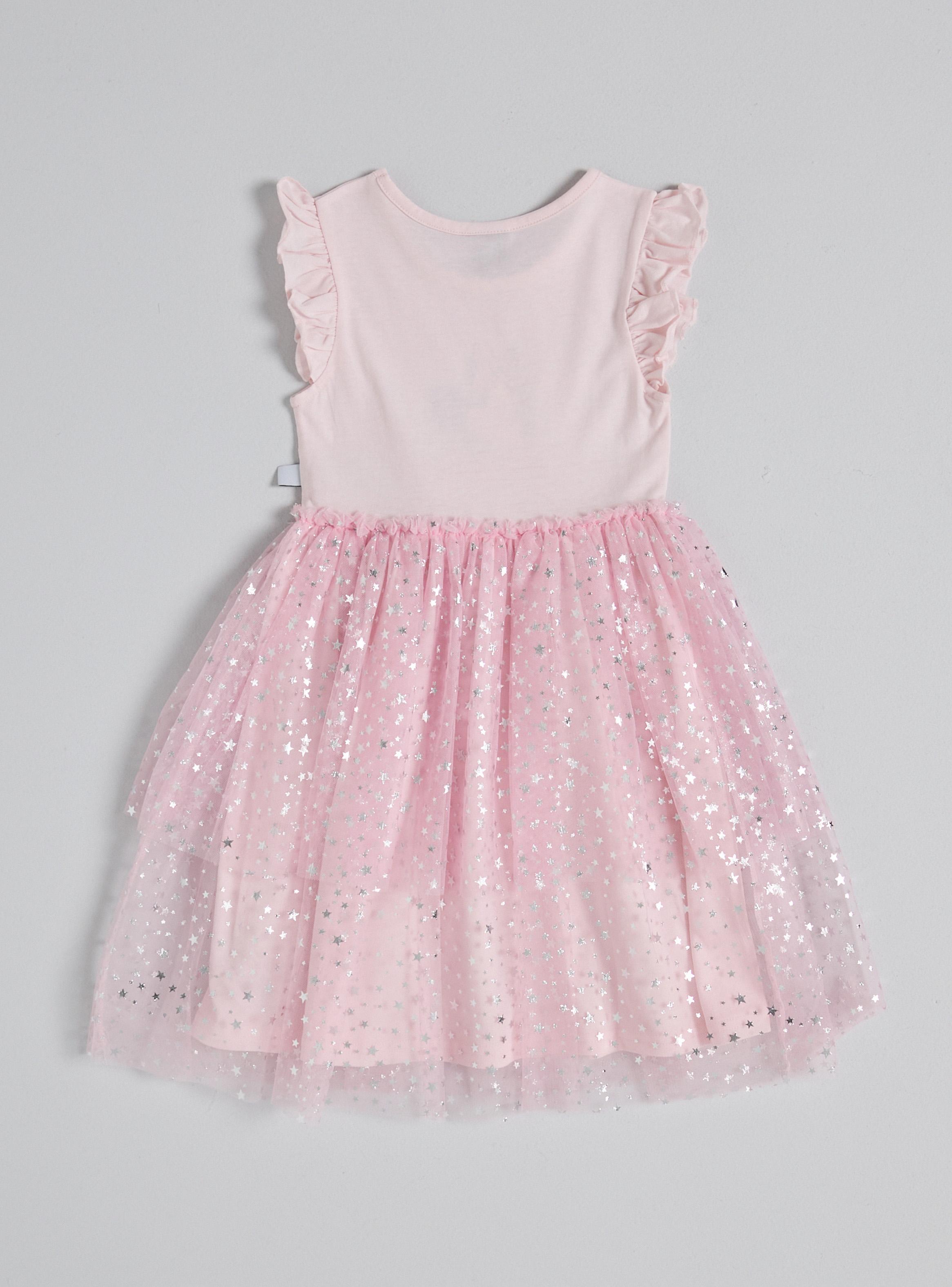 Vestido Falda Tul Brillos Minnie Mouse-2