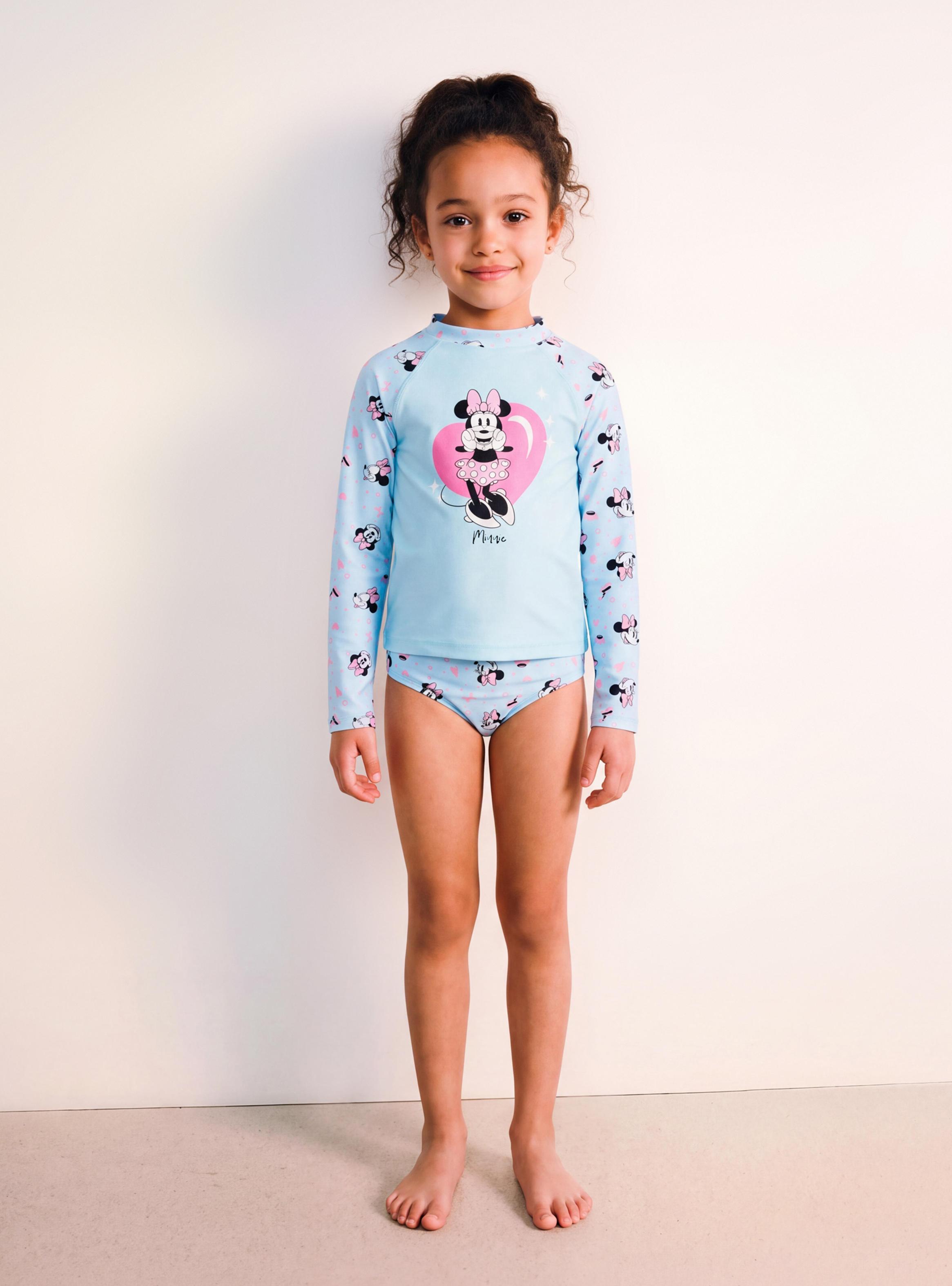 Traje de Baño con Polera Minnie Mouse-0