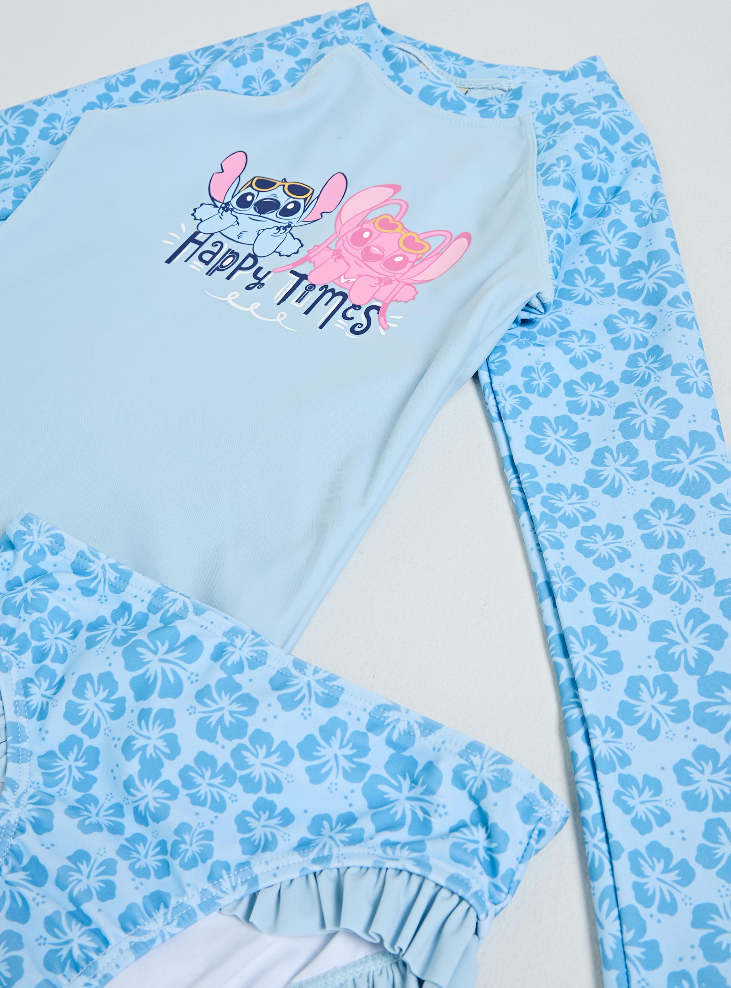 Traje de Baño con Polera Stitch y Ángel-3