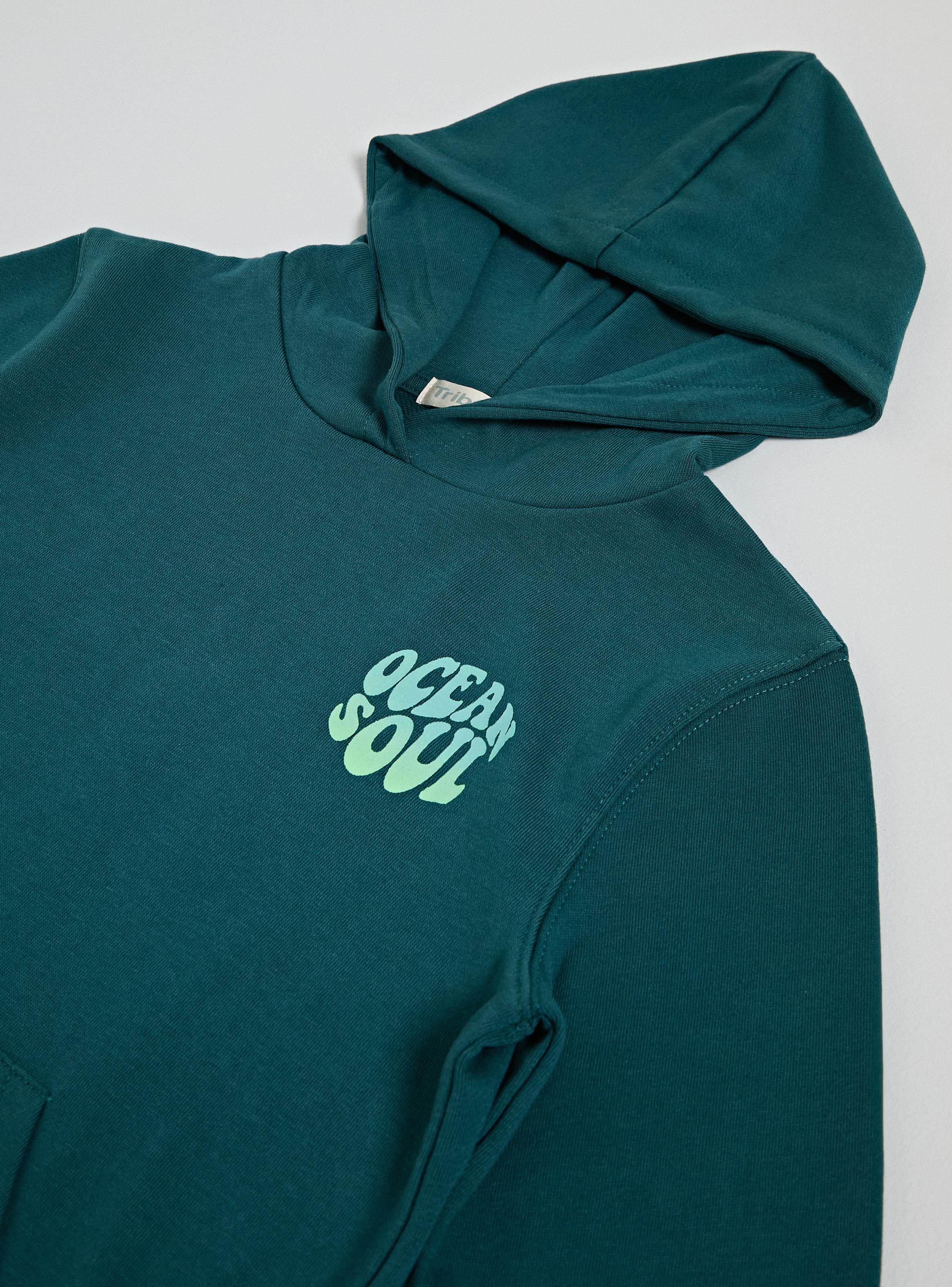 Polerón Garment Dye con Estampado Ocean-3