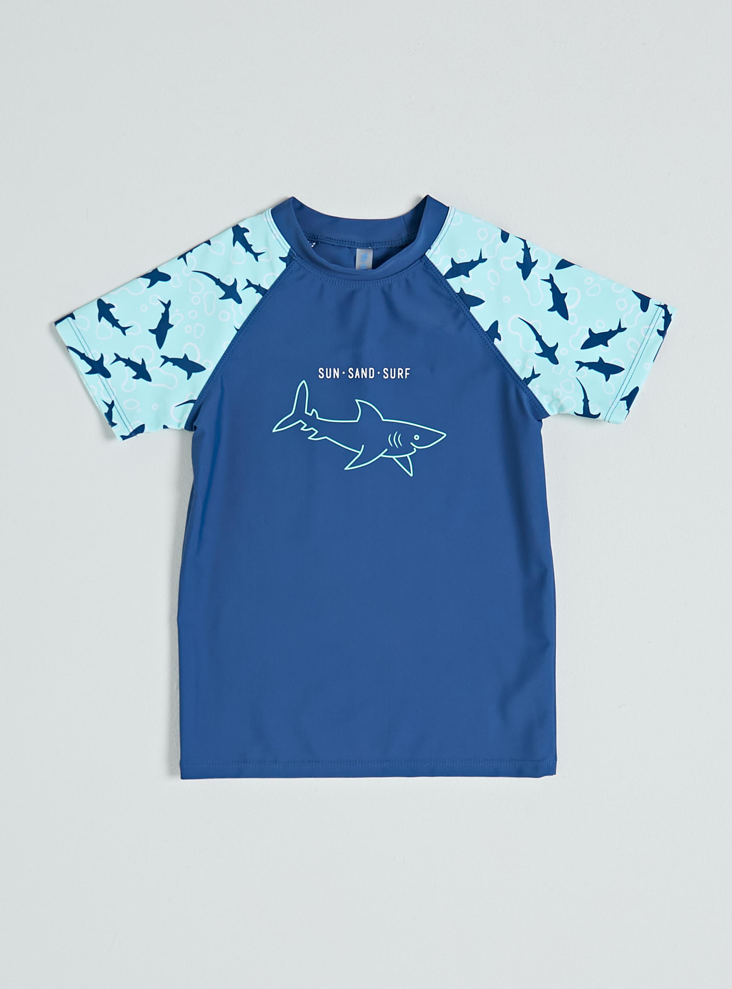 Traje de Baño Polera Estampado Niño-1