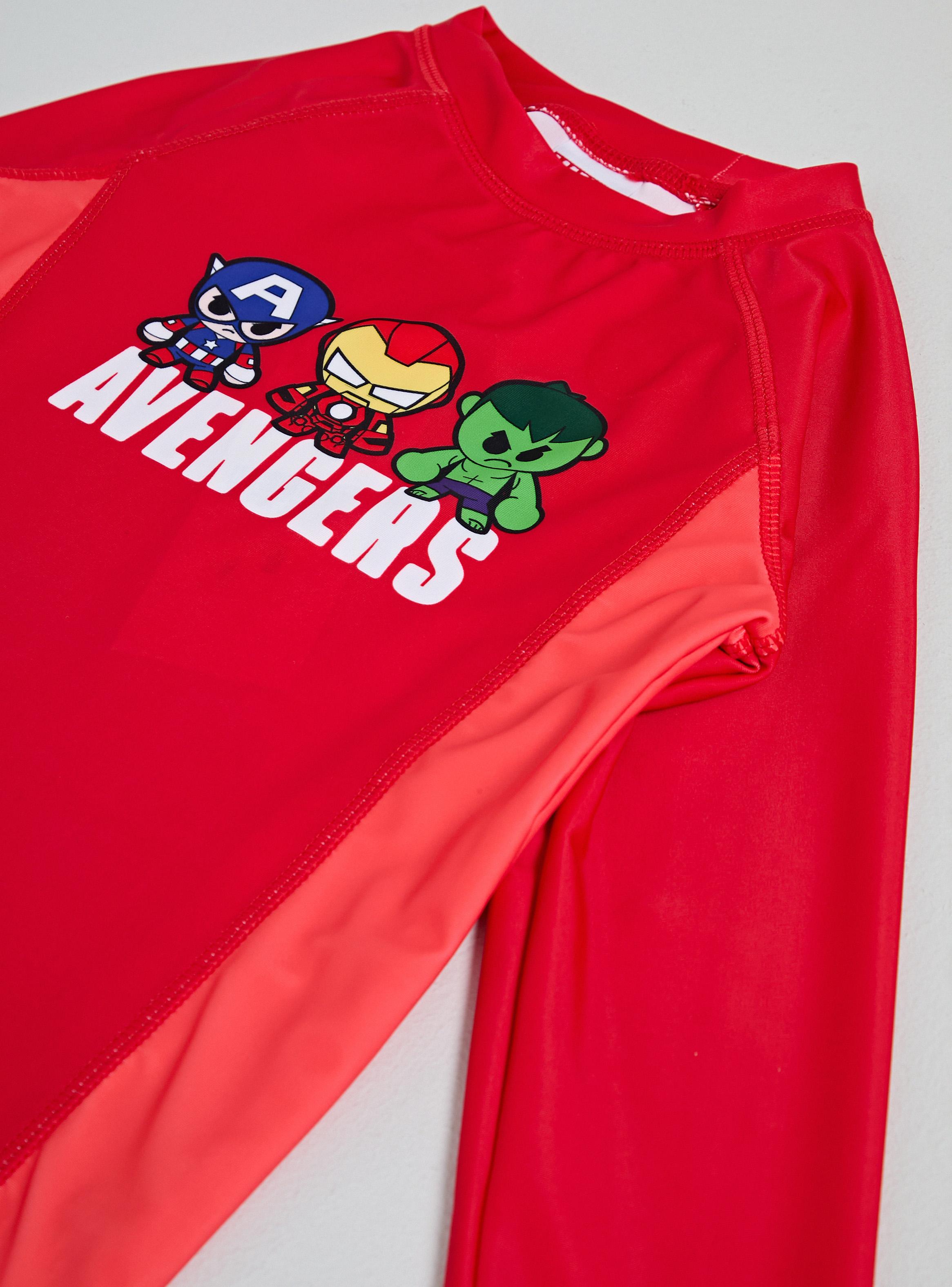 Traje de Baño Polera Superhéroes Avengers-3