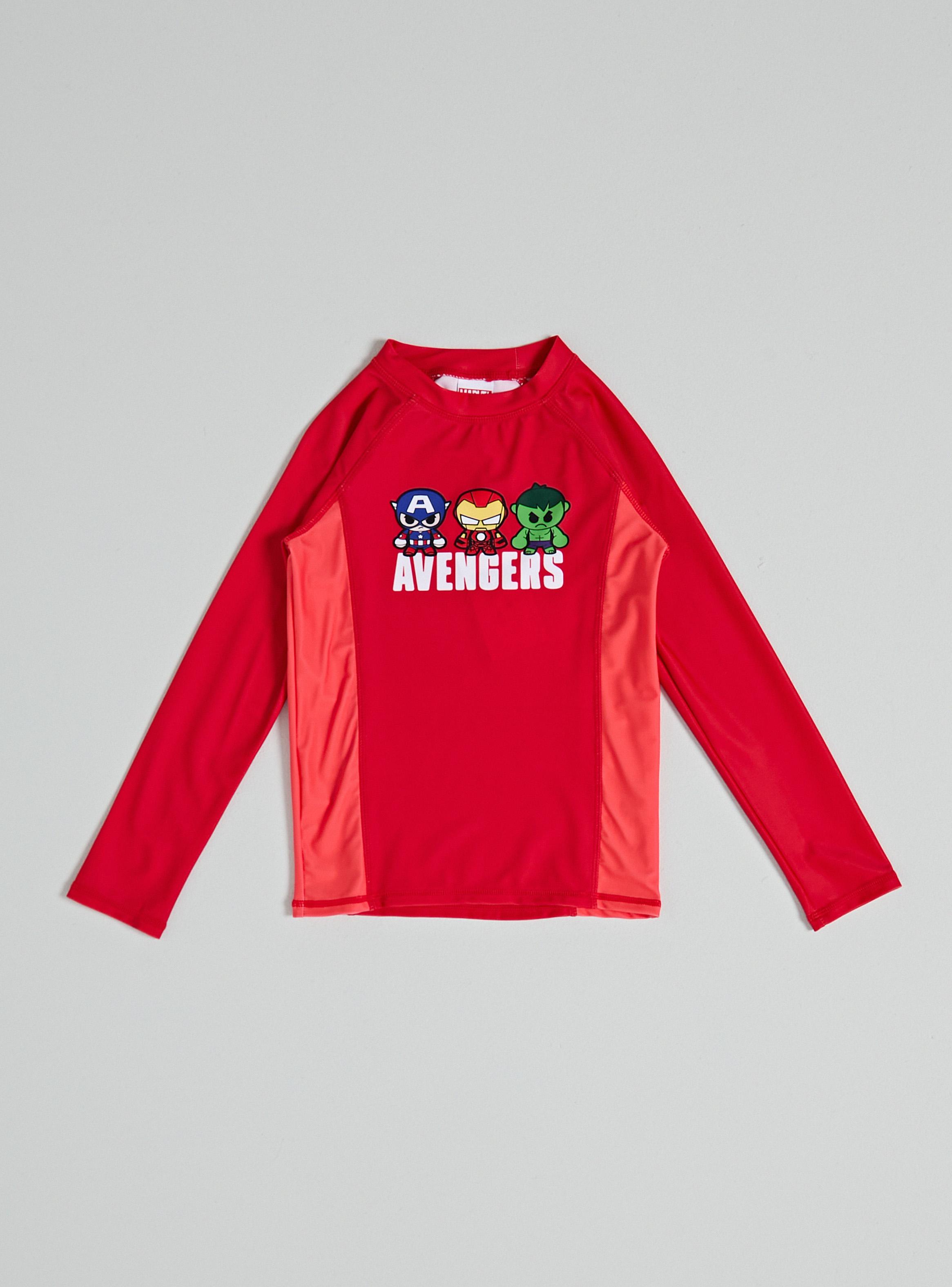 Traje de Baño Polera Superhéroes Avengers-1