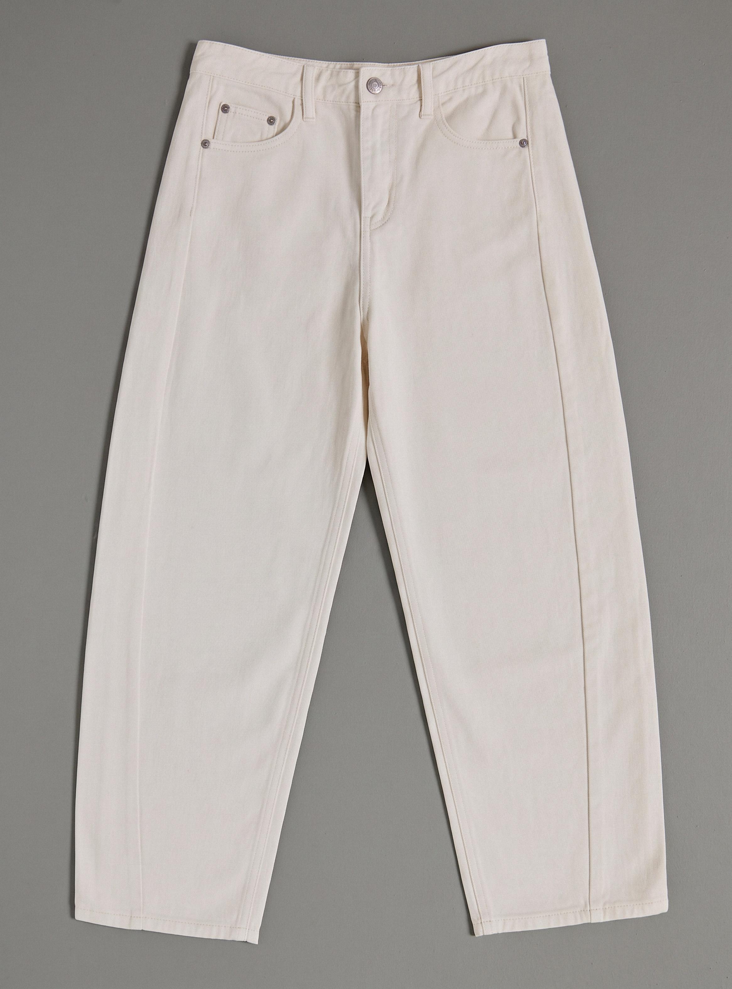 Jeans Barrel Tiro Medio Color-1