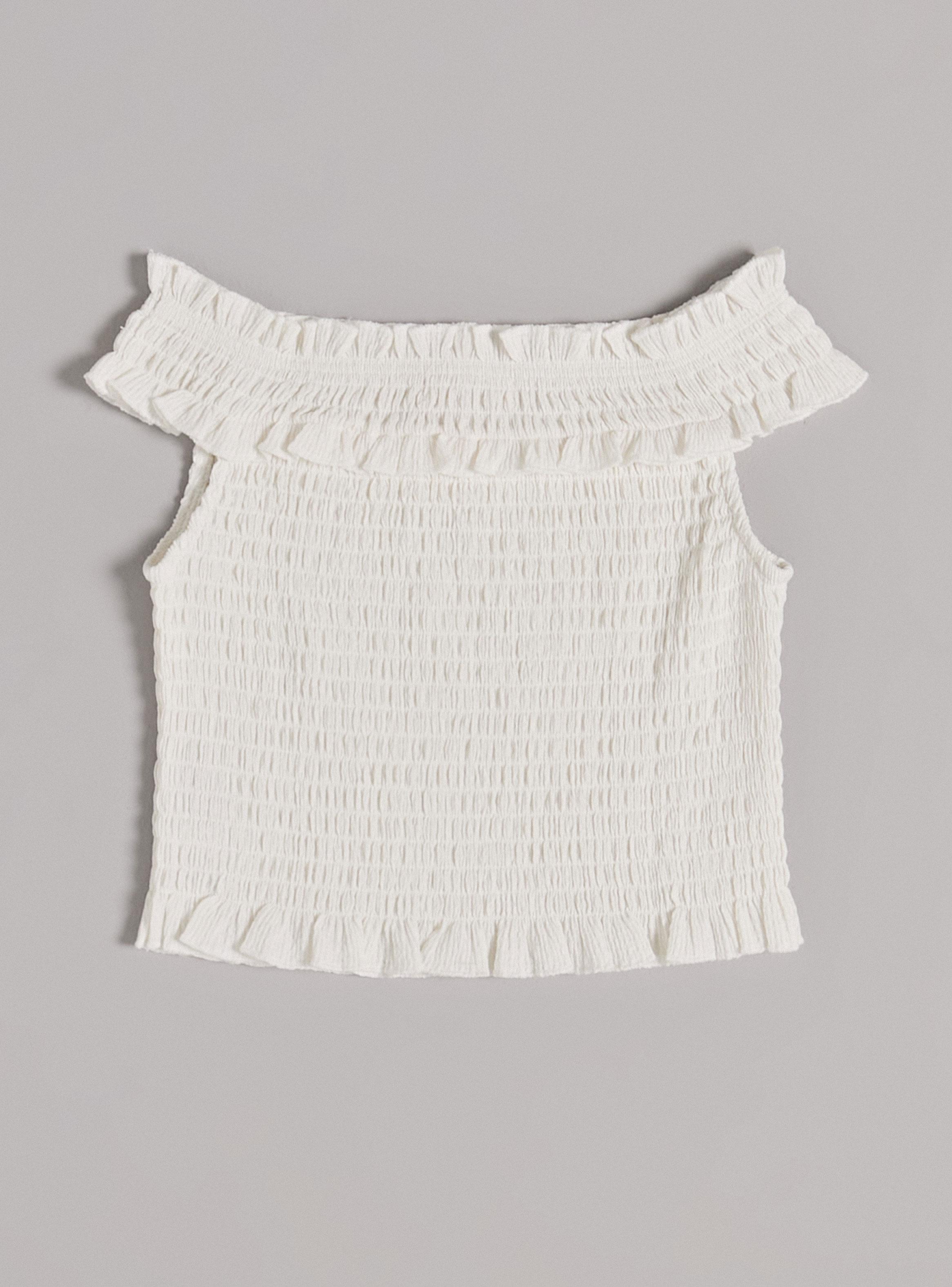 Polera Cuello Bardot Cuerpo Panal-2