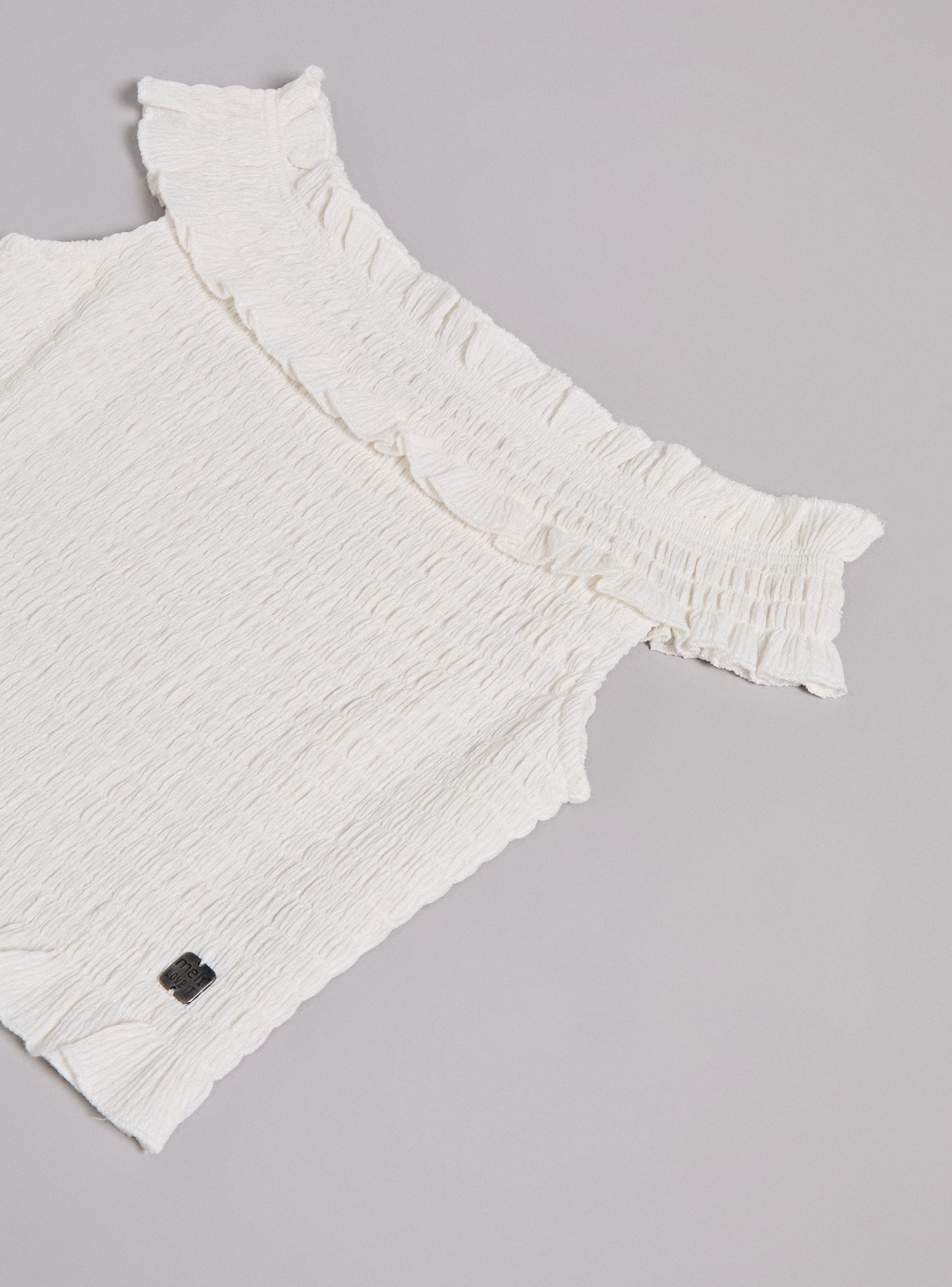Polera Cuello Bardot Cuerpo Panal-3
