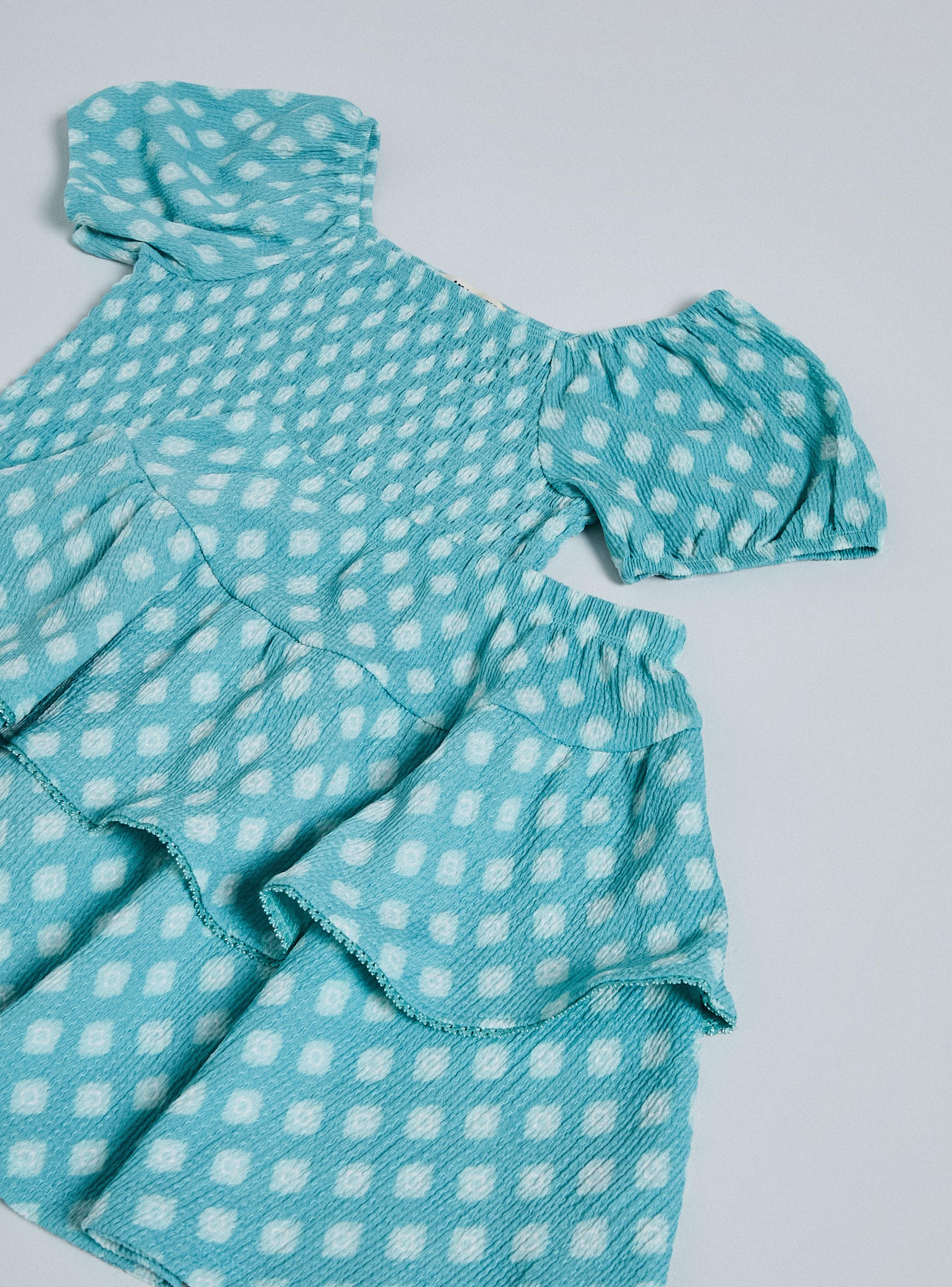Conjunto Estampado Lunares Fruncido Comfort-3