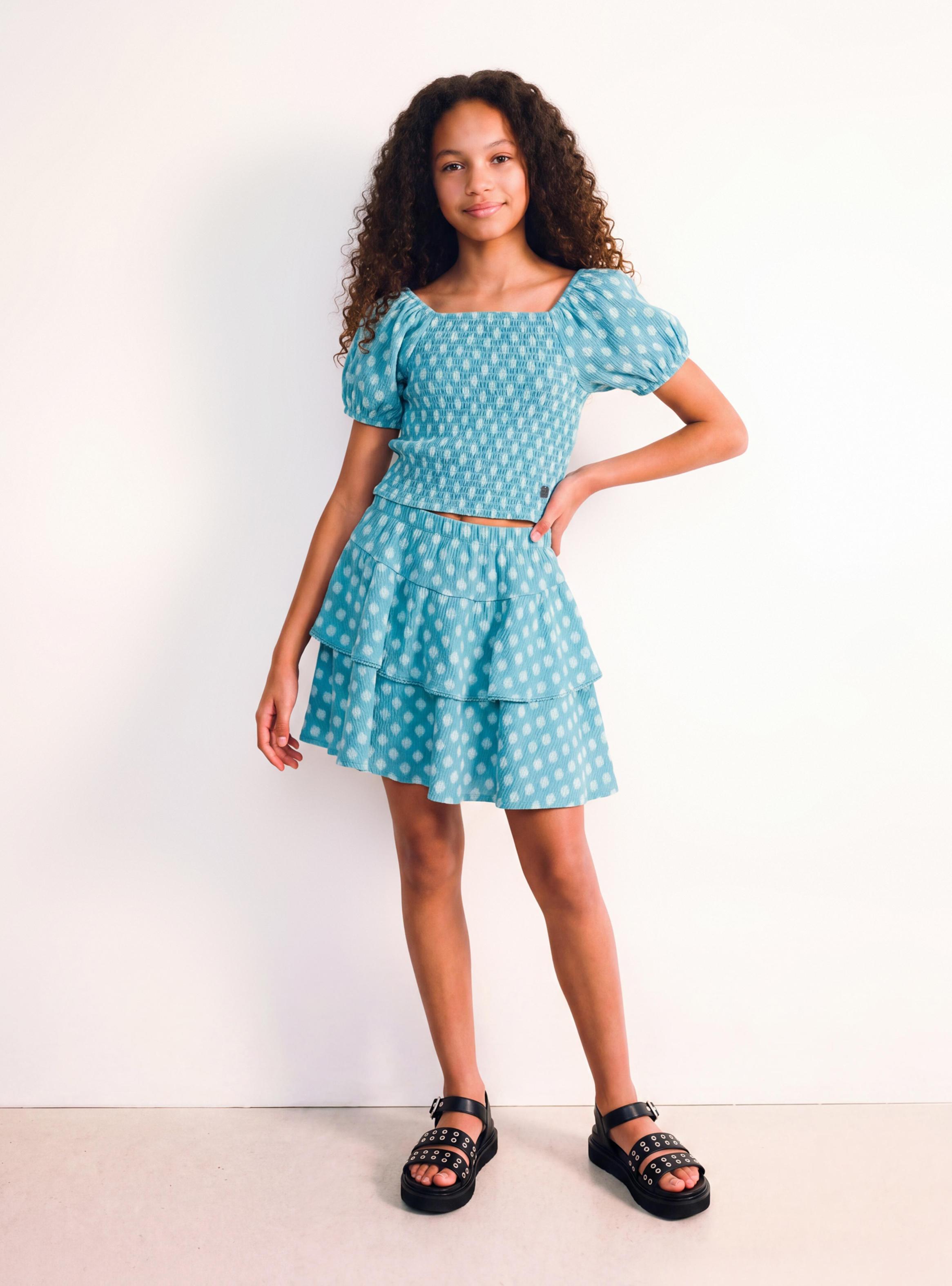 Conjunto Estampado Lunares Fruncido Comfort-0