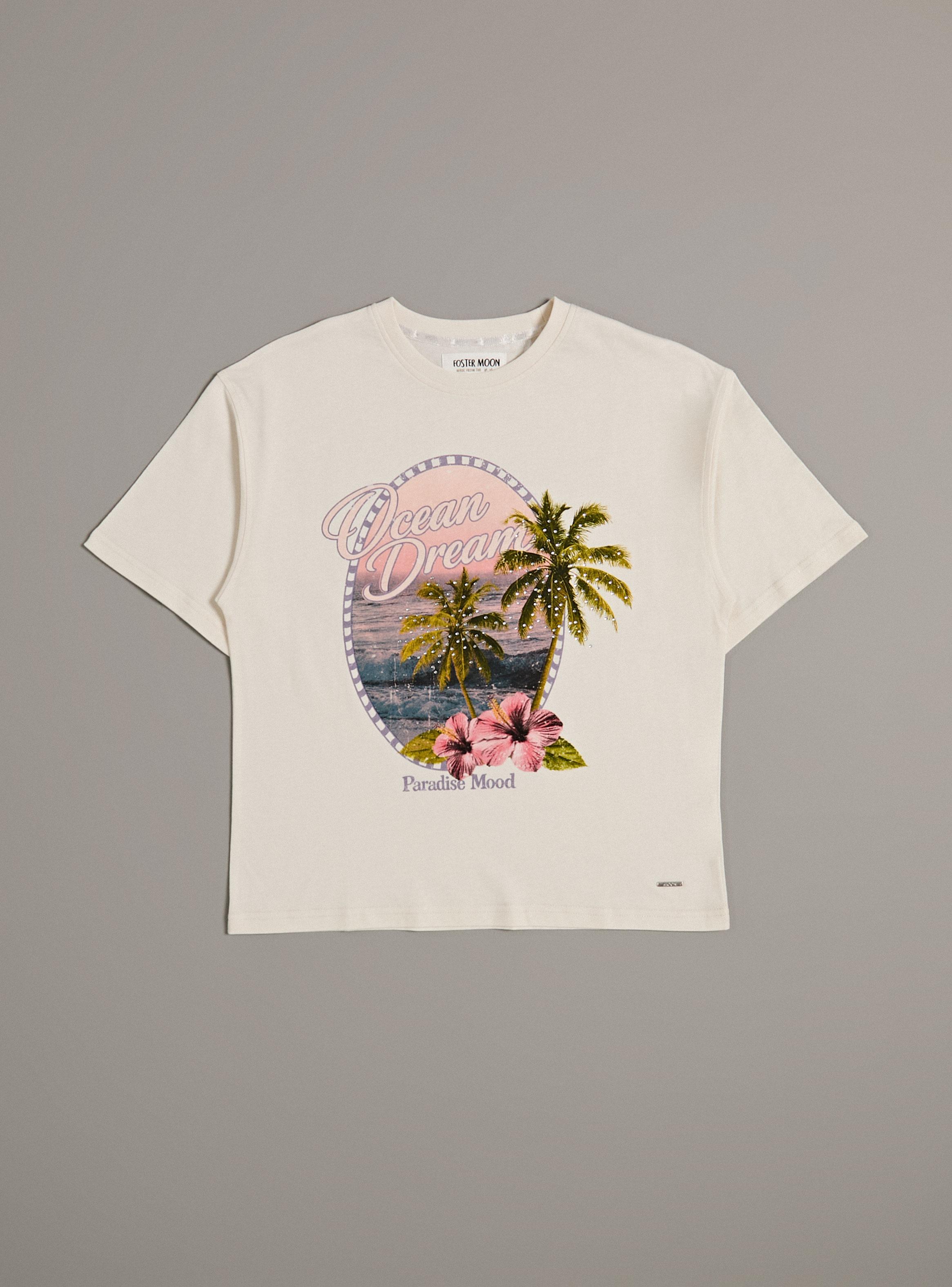 Polera Oversize con Strass-1