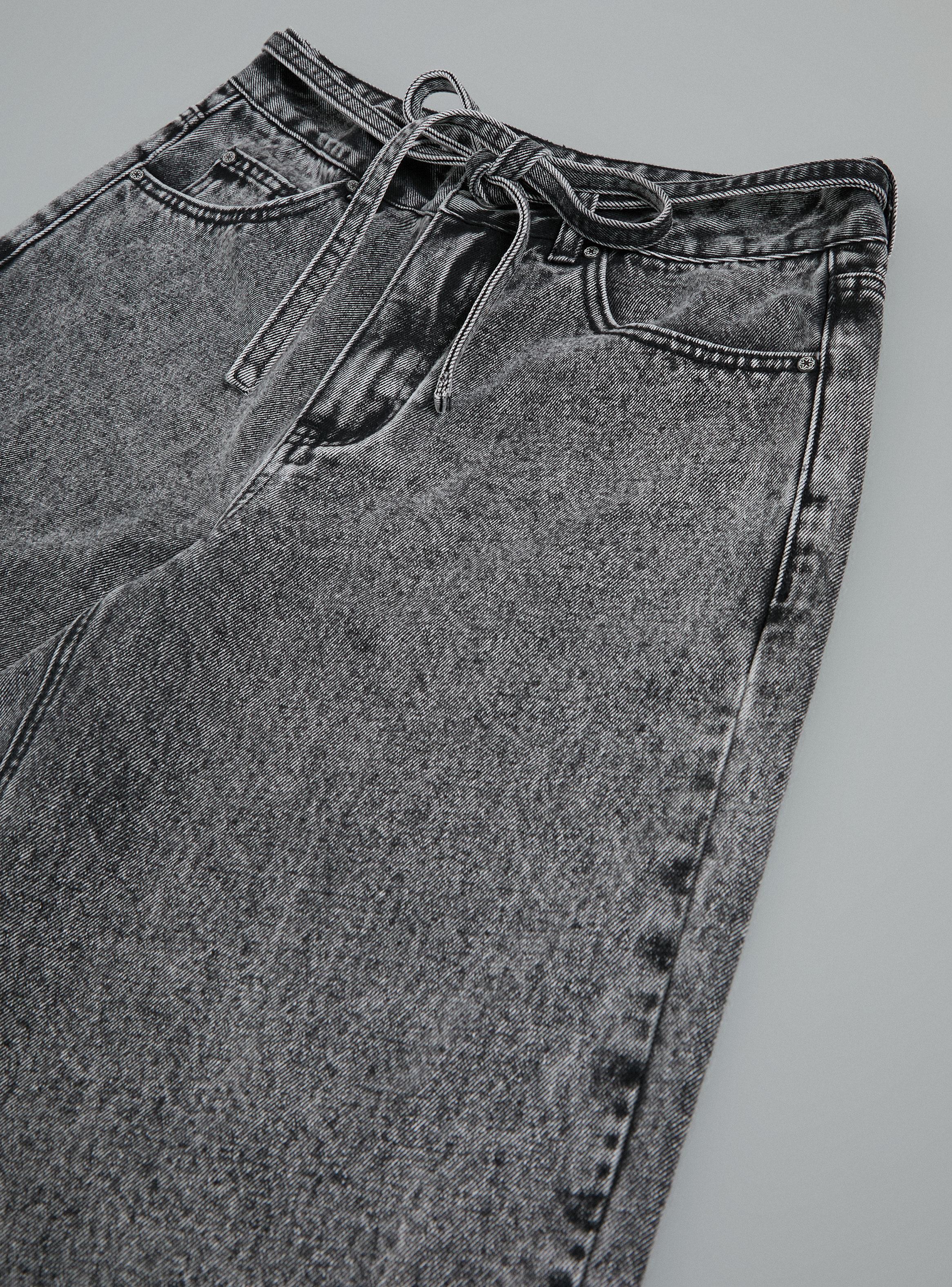 Jeans Cinturón con Cinta-3