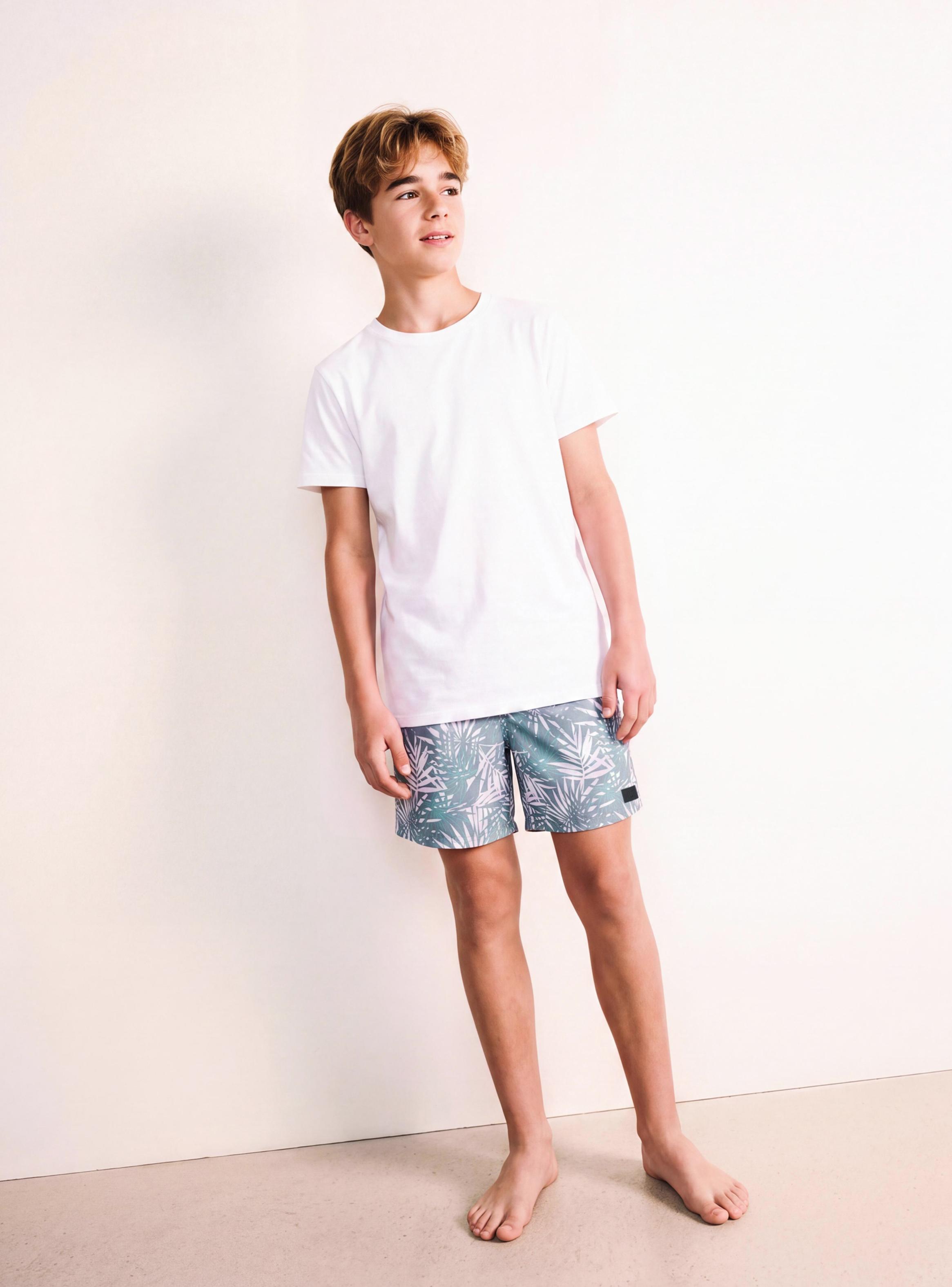 Traje de Baño Básico Estampado Niño-0