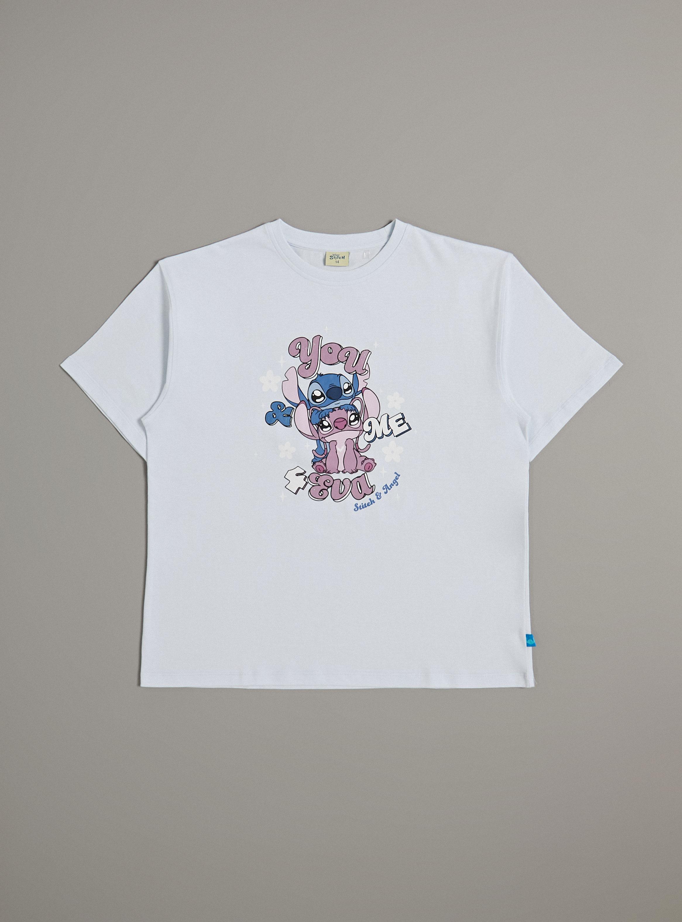 Polera Estampada Stitch y Ángel 4 Eva-1