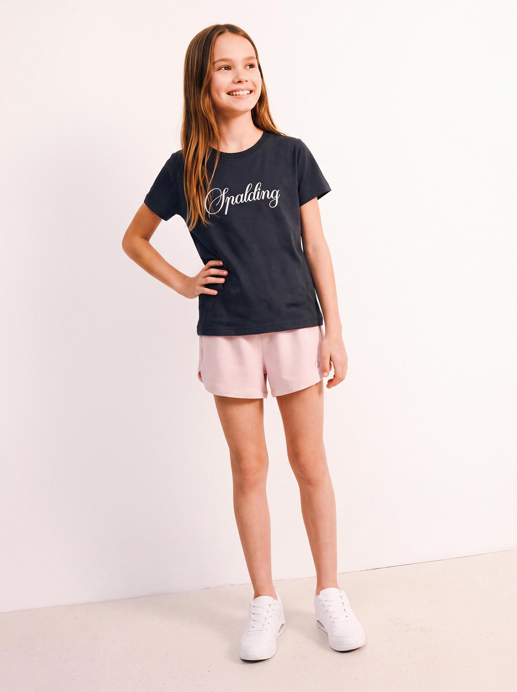Short de Buzo Mini Logo Niña-0