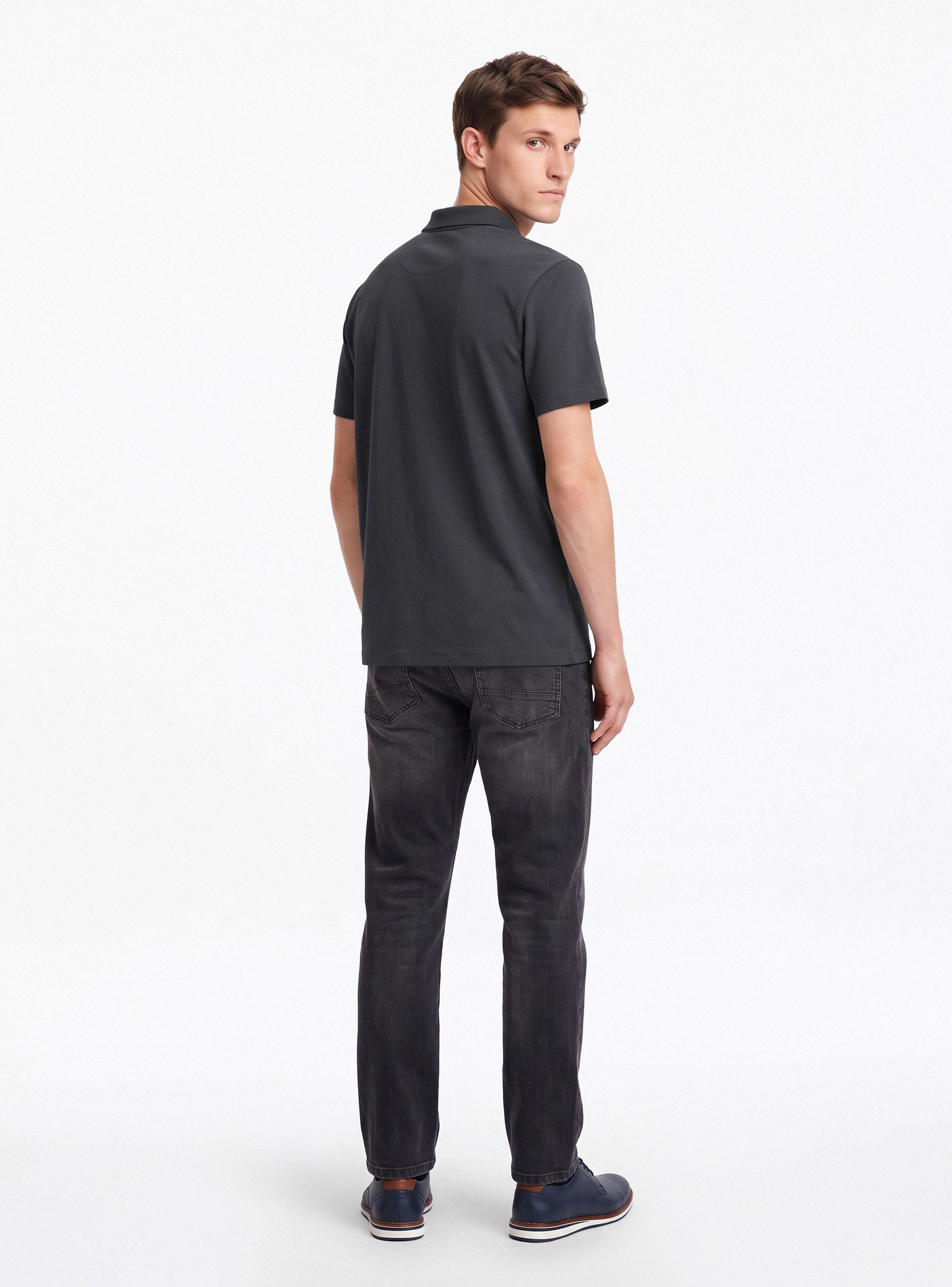 Polera Cuello Polo Lisa-4