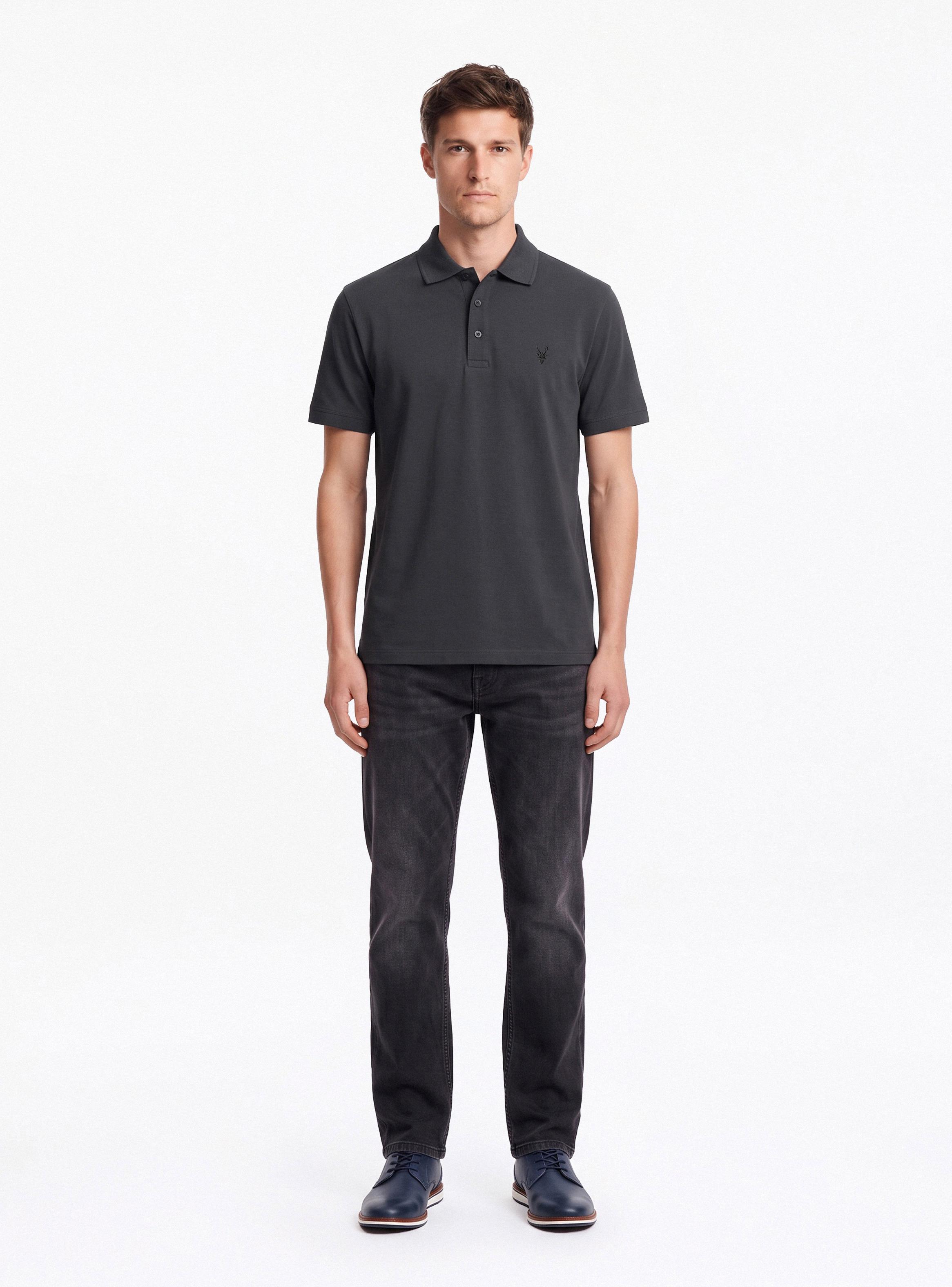 Polera Cuello Polo Lisa-3