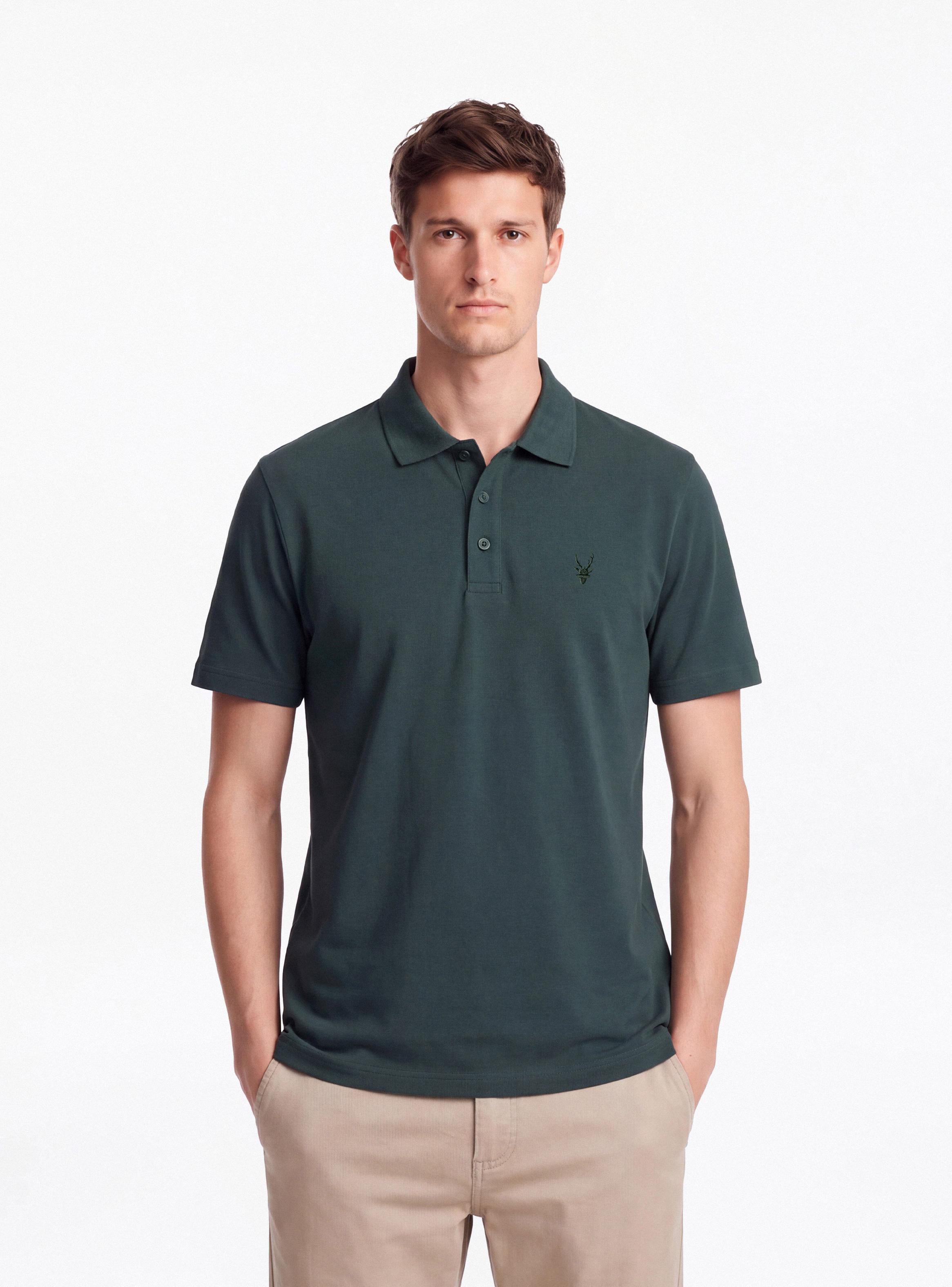 Polera Cuello Polo Lisa-0
