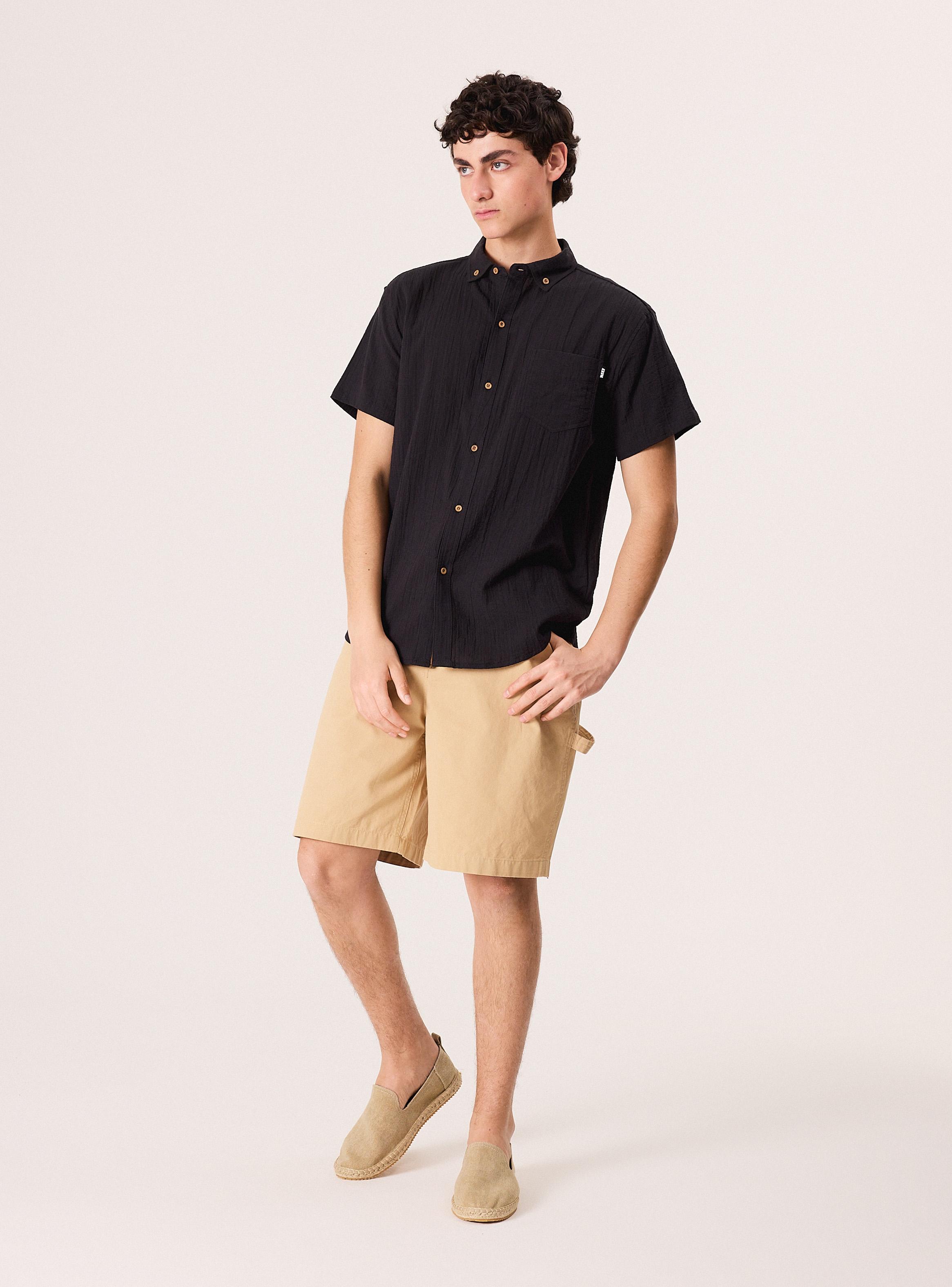 Camisa Manga Corta con Botón-4