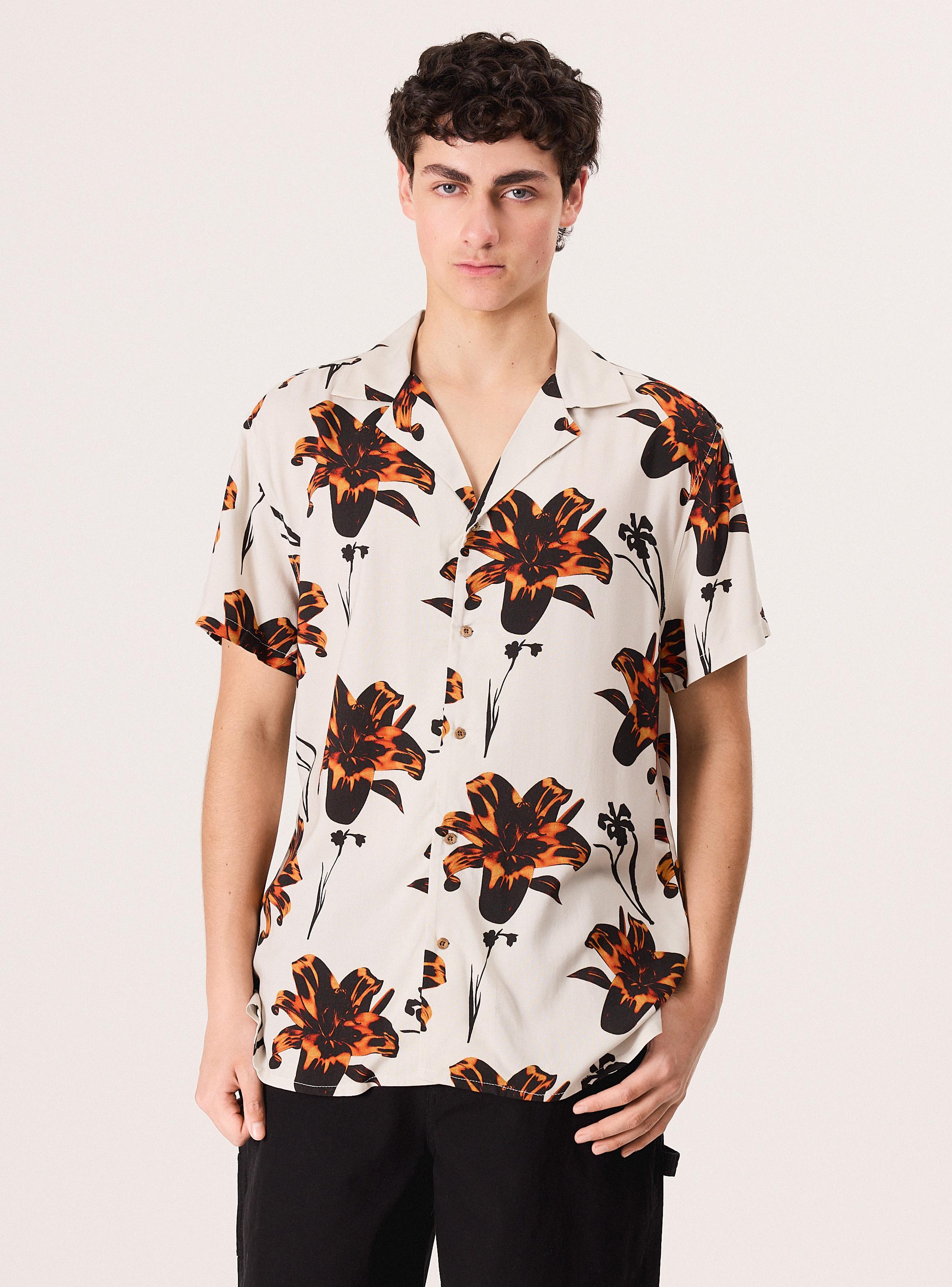 Camisa Abotonada Manga Corta-0