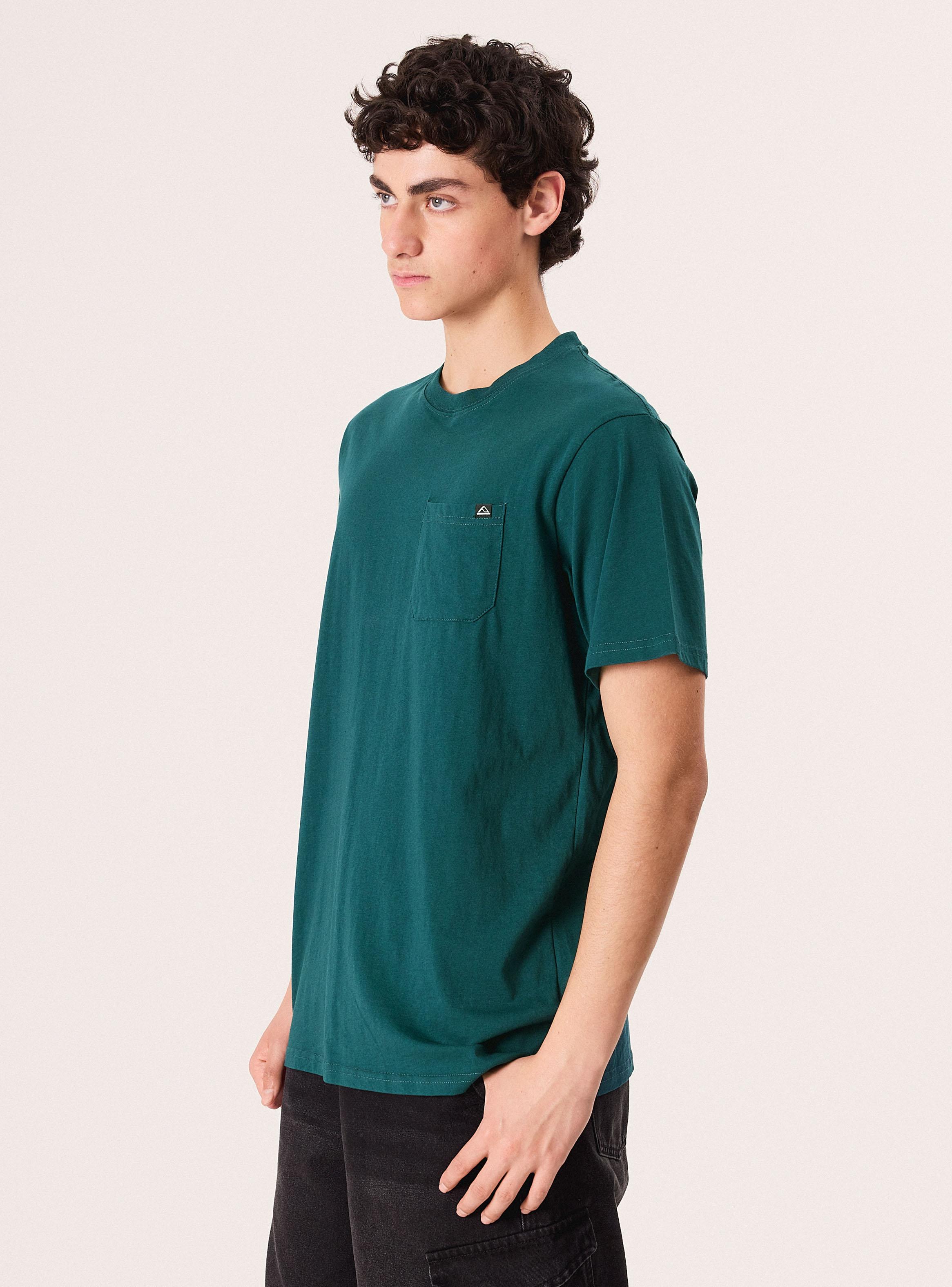 Polera Manga Corta Cuello Redondo Bolsillo-0