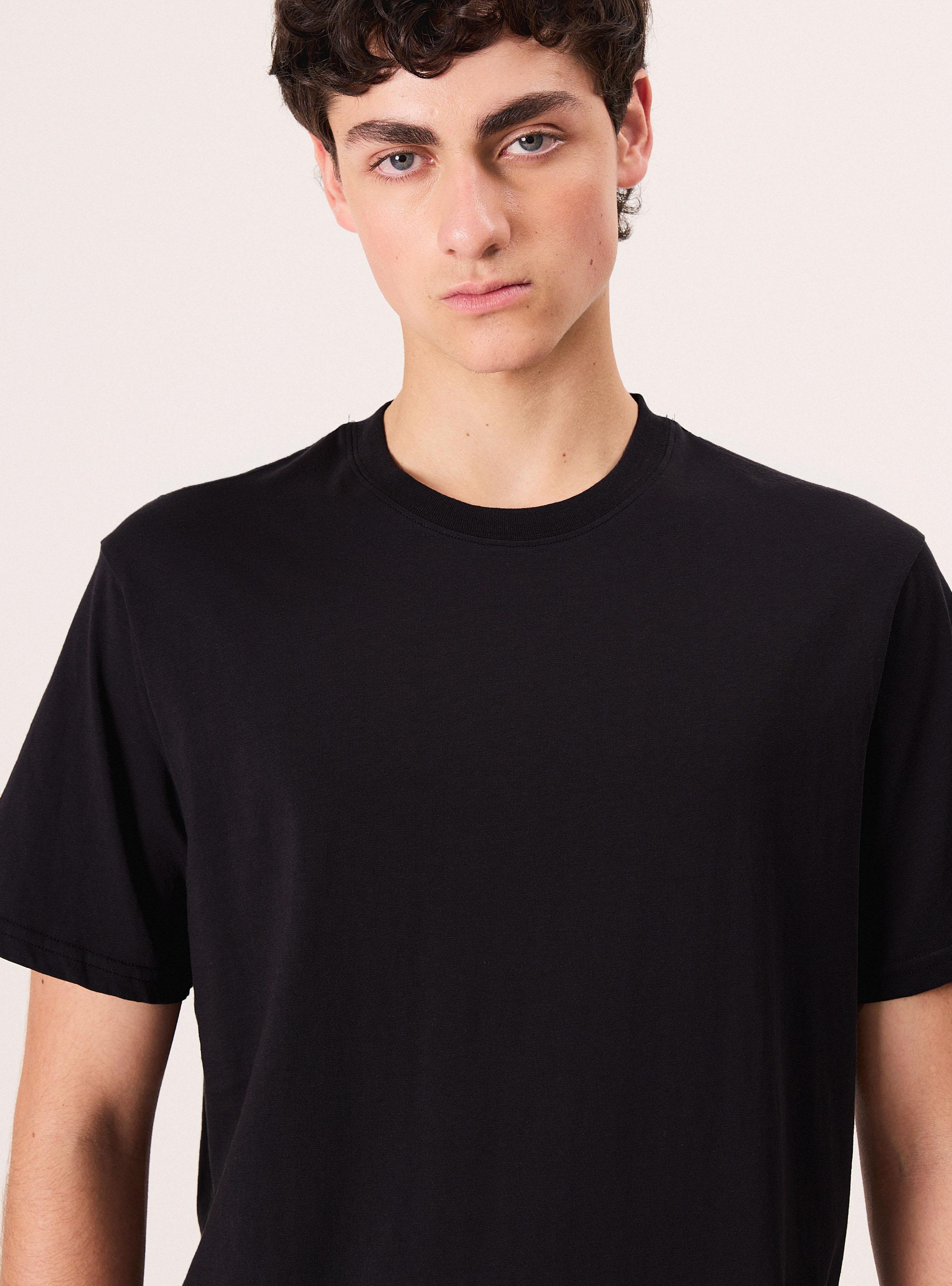 Polera Lisa Manga Corta Cuello Redondo-2