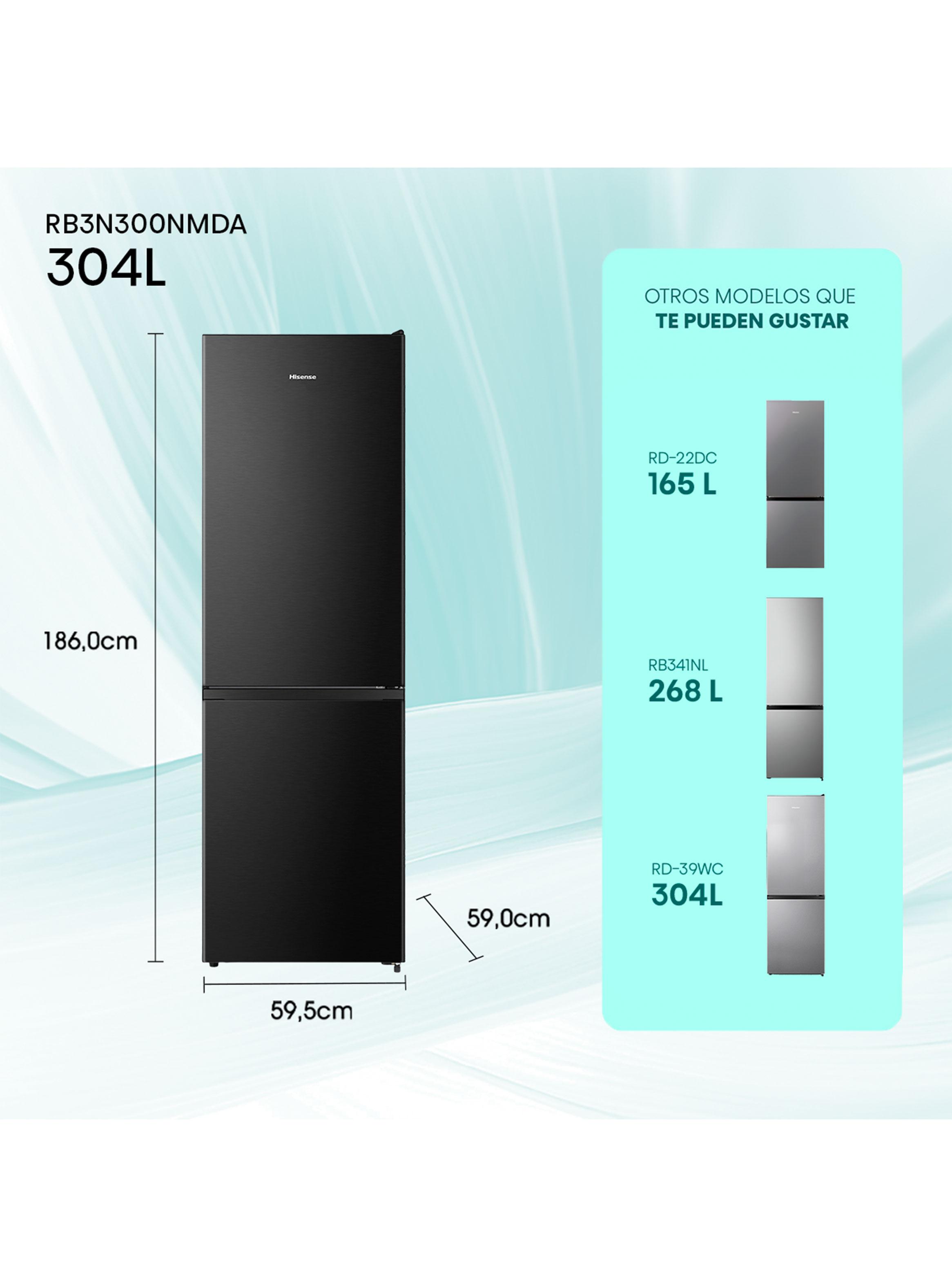 Refrigerador Bottom Freezer No Frost 304 Litros RB3N300NMDA-1