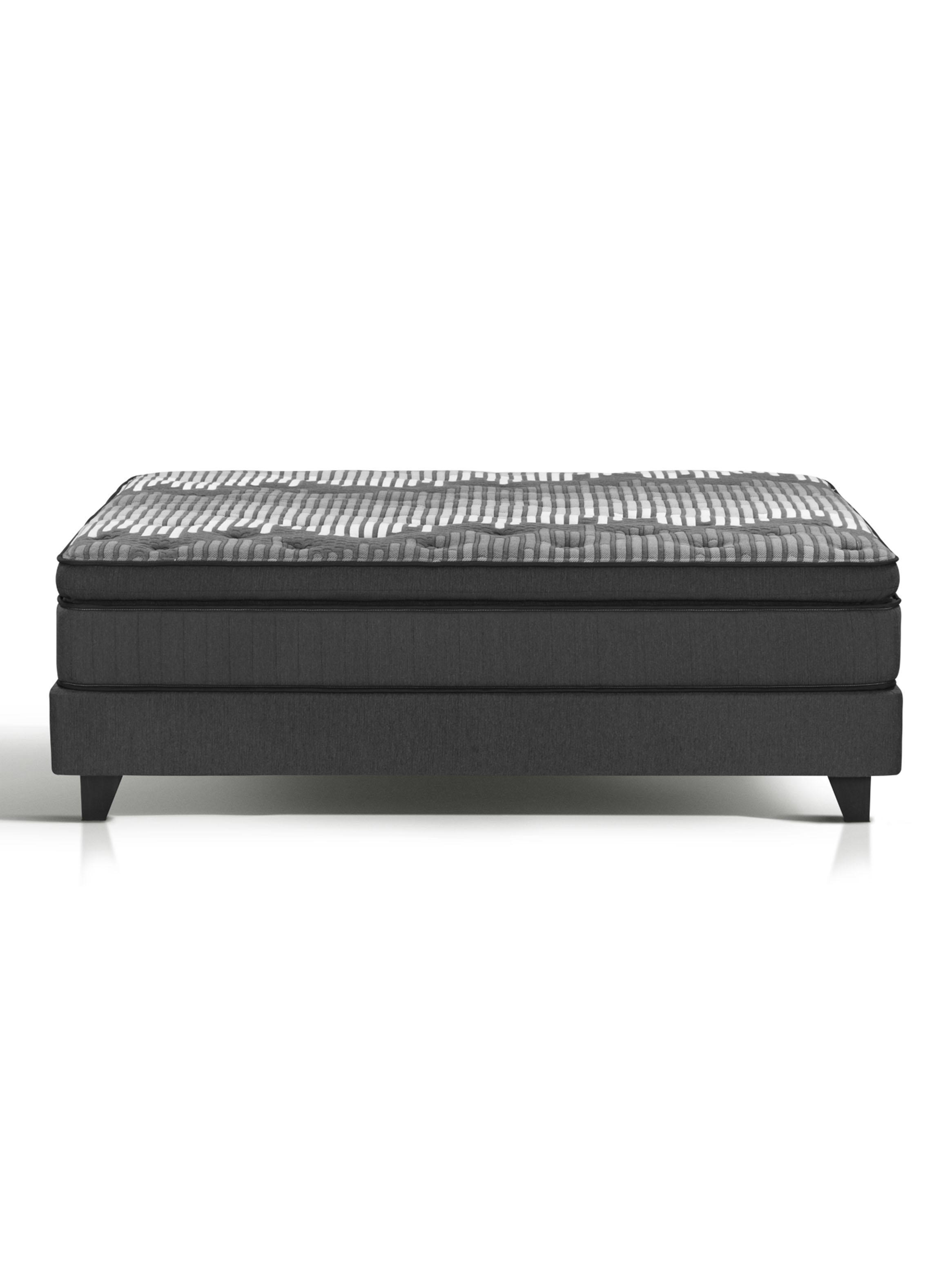 Cama Europea Legacy 2 pl (150x200) Base Dividida + Respaldo Design + Vel Rover-2