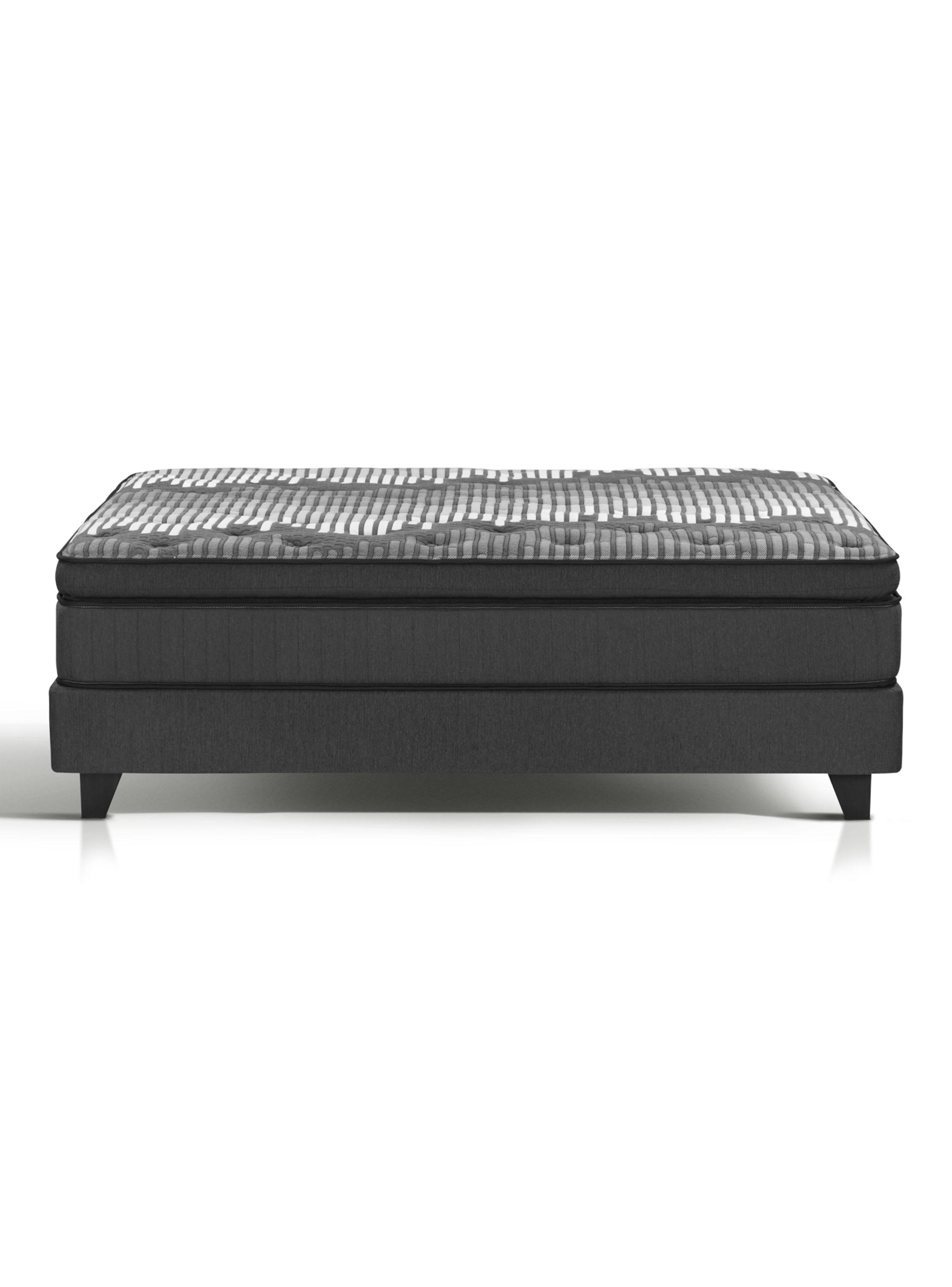 Cama Europea Legacy 2 Plazas (150x200) Base Dividida + Respaldo Design Gr + Vel Rov-2